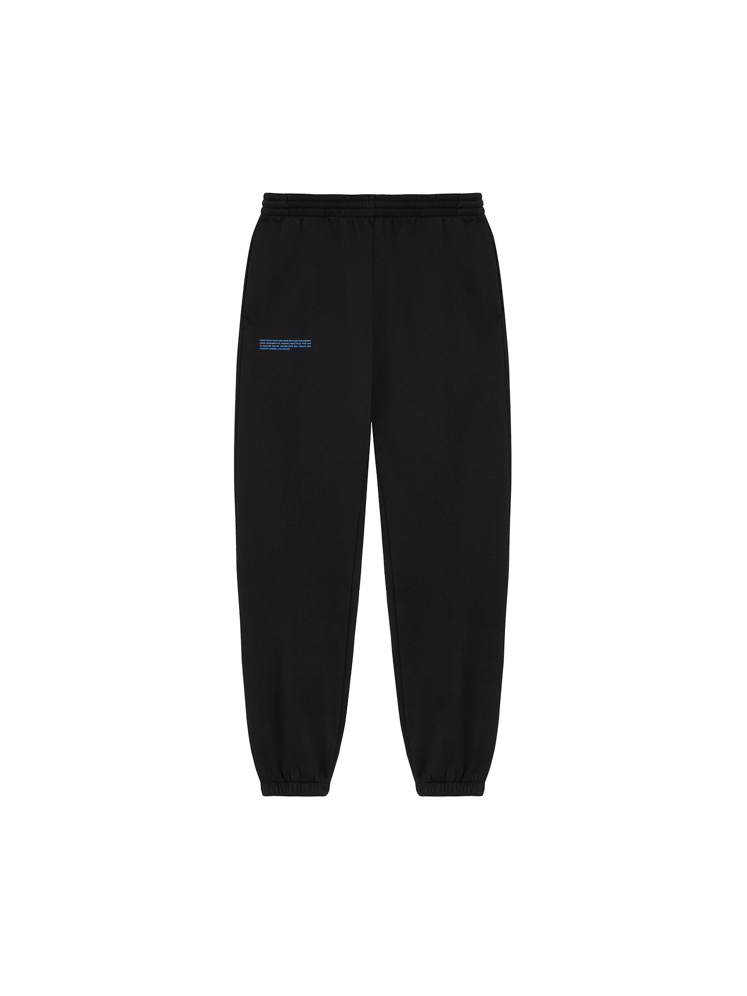 Womens In Conversion Cotton Track Pants - Black - 1