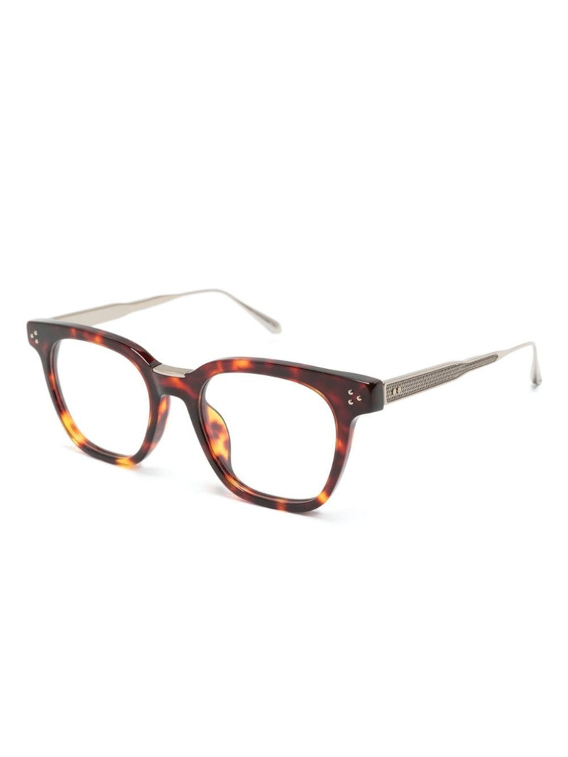 LINDA FARROW Evans square-frame glasses outlook