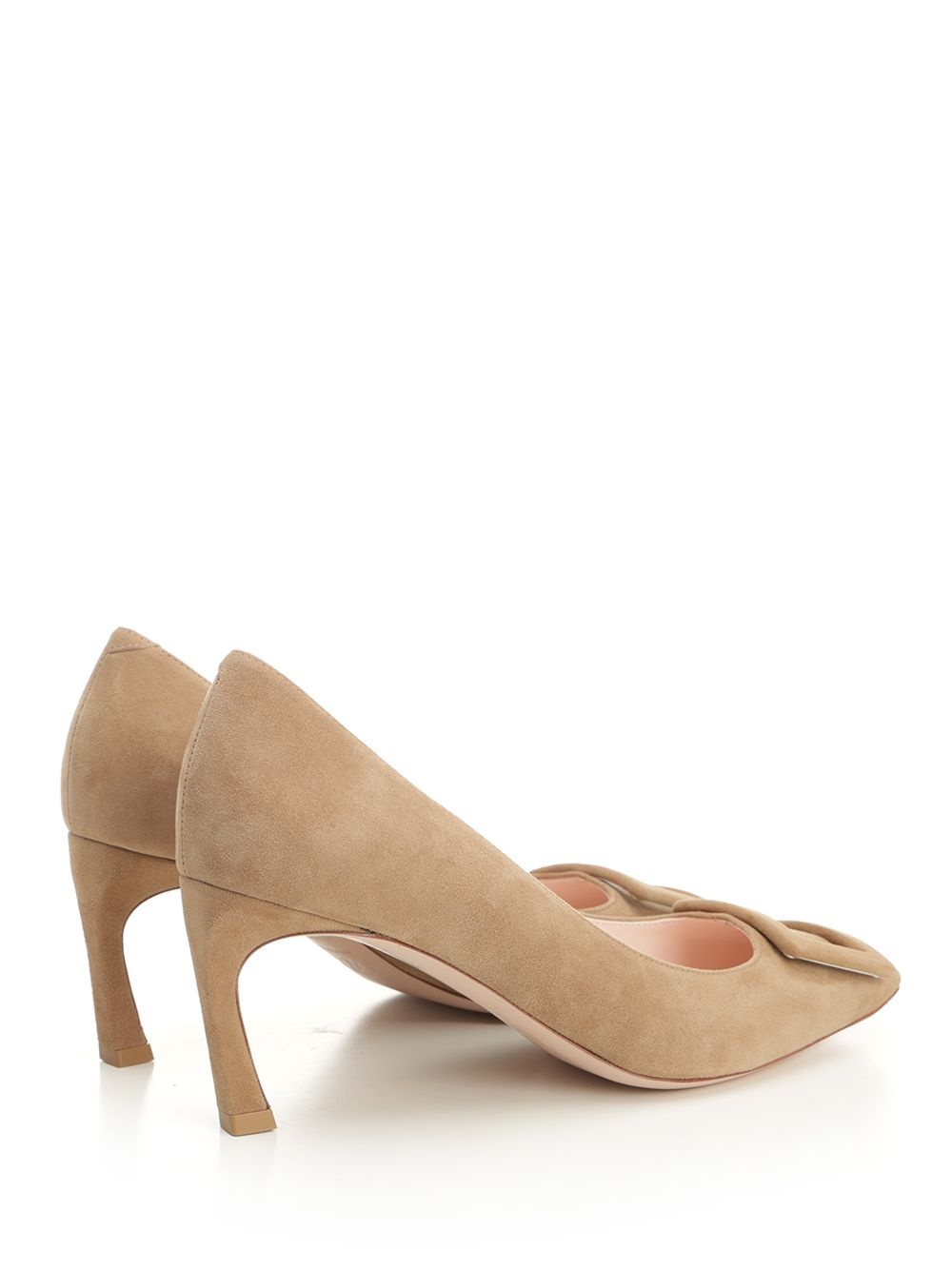 Trompette Covered Buckle Dec 70 Pumps Brown - 3
