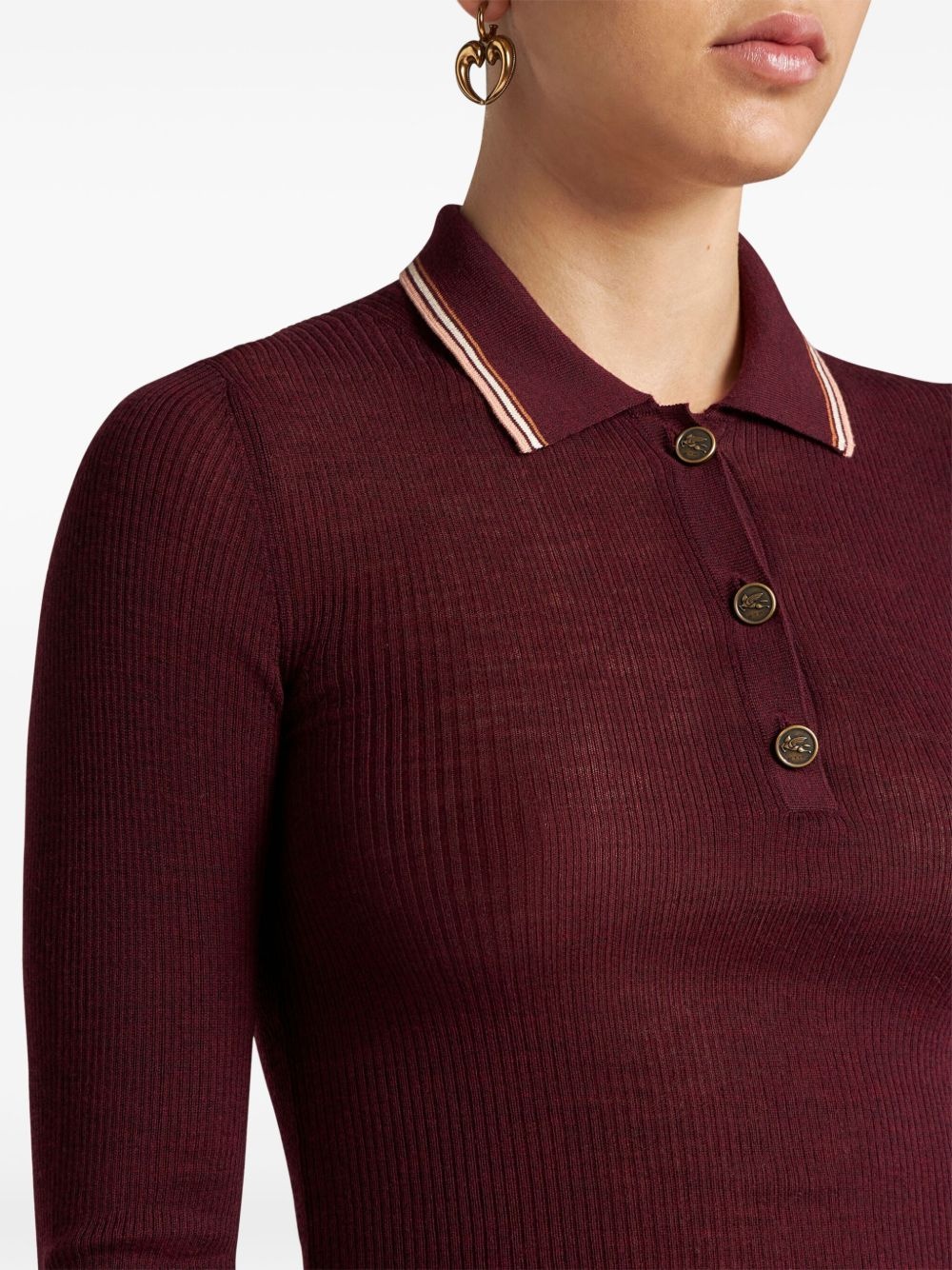 jacquard polo shirt - 4