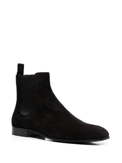 Gianvito Rossi suede-leather Chelsea boots outlook