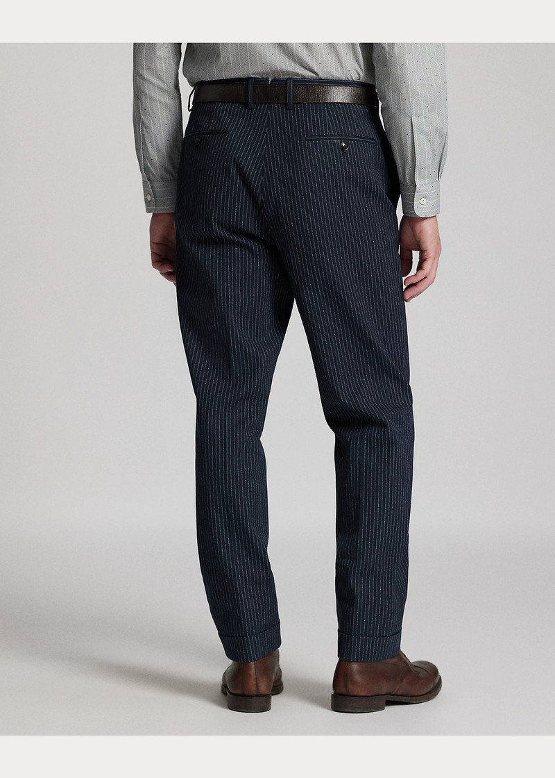 Slim Striped Herringbone Suit Trouser 4