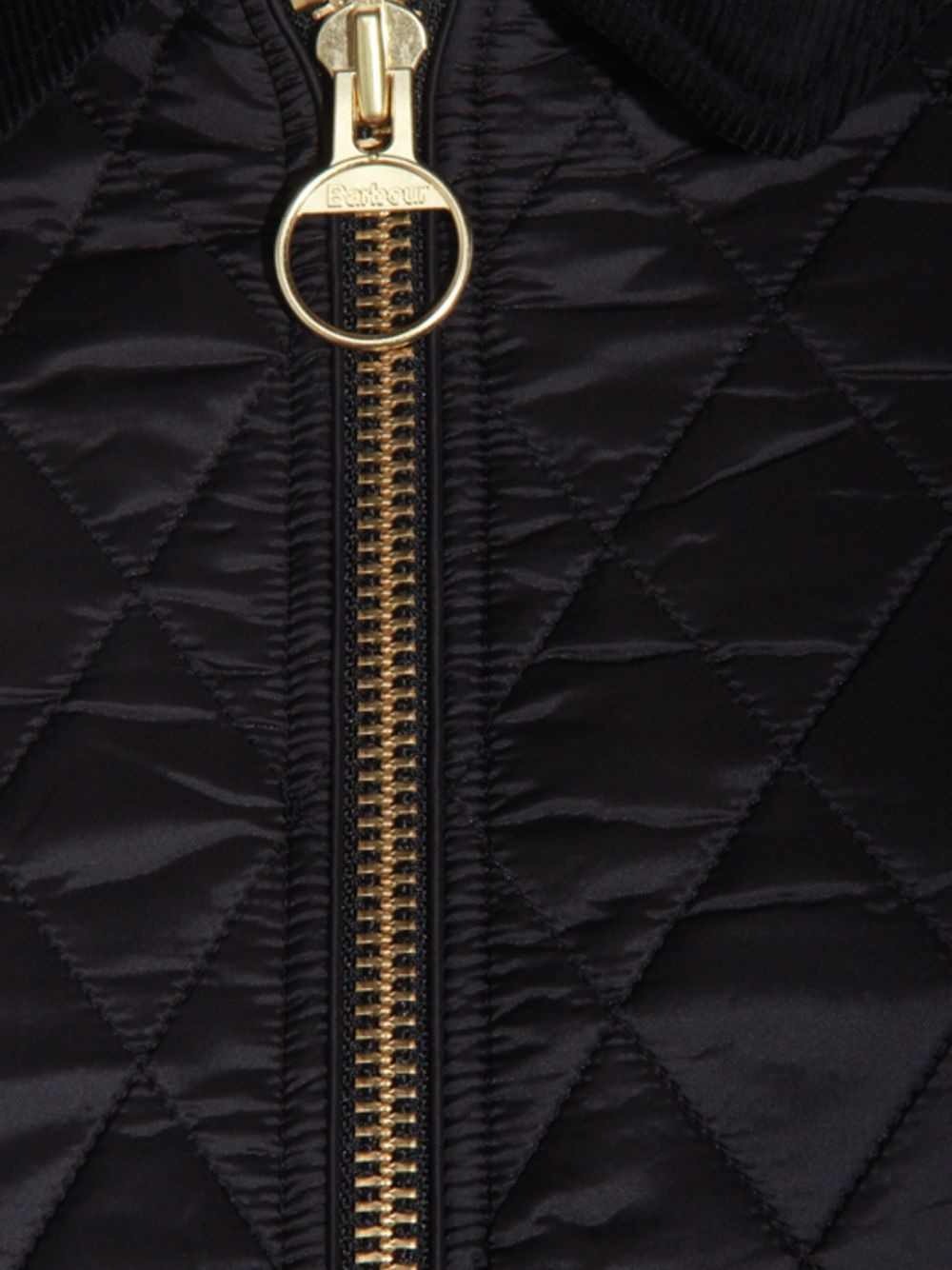 diamond-quilted zip-front coat - 5