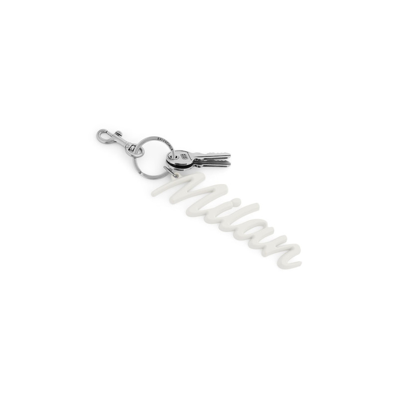 Charm/keychain Milan in White 1
