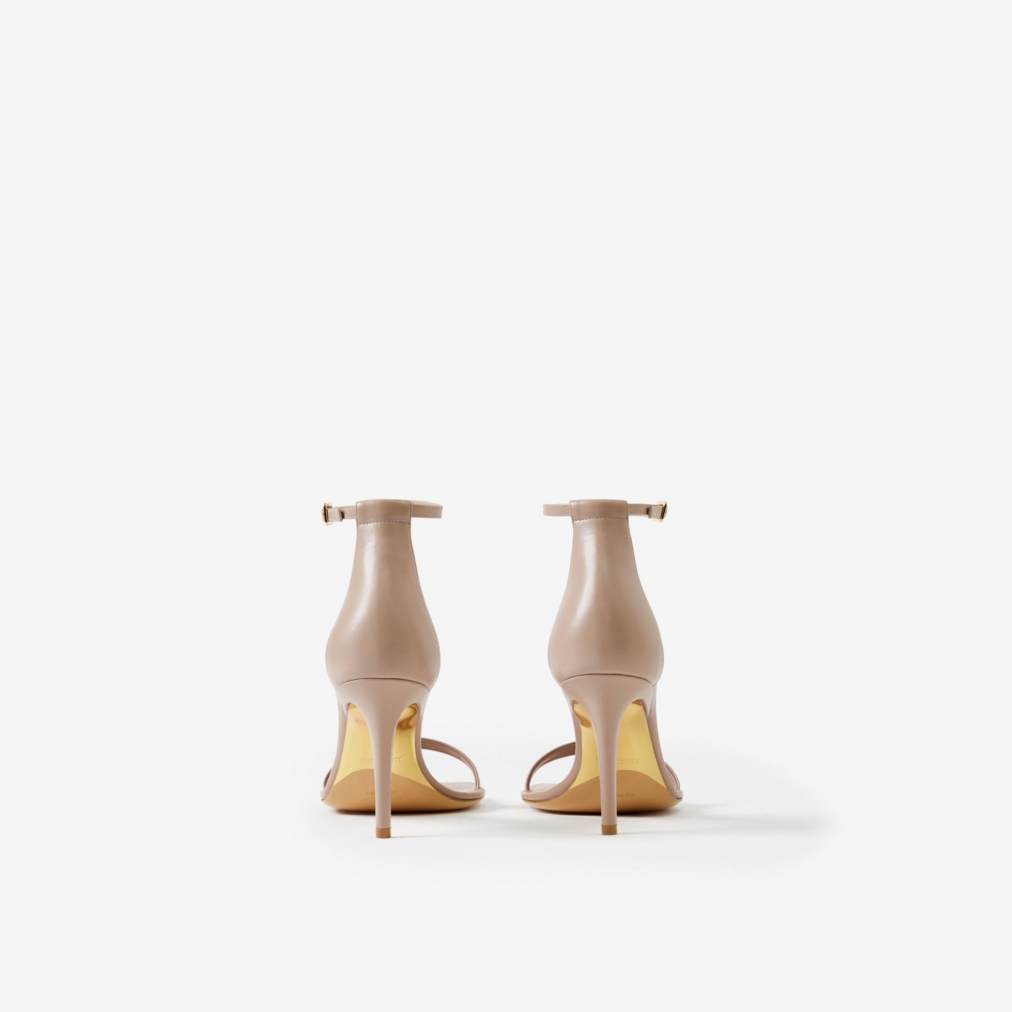 Stiletto-heel Leather Sandals - 3