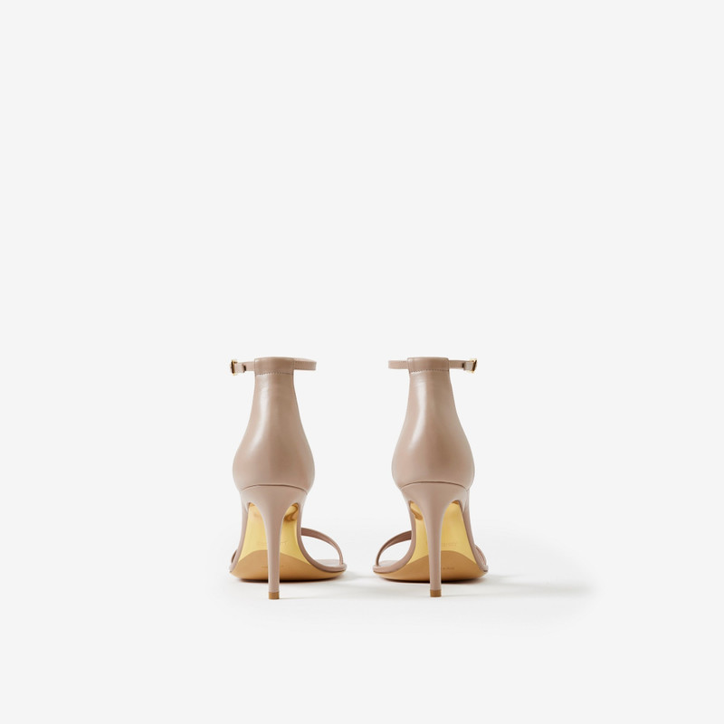 Stiletto-heel Leather Sandals 3