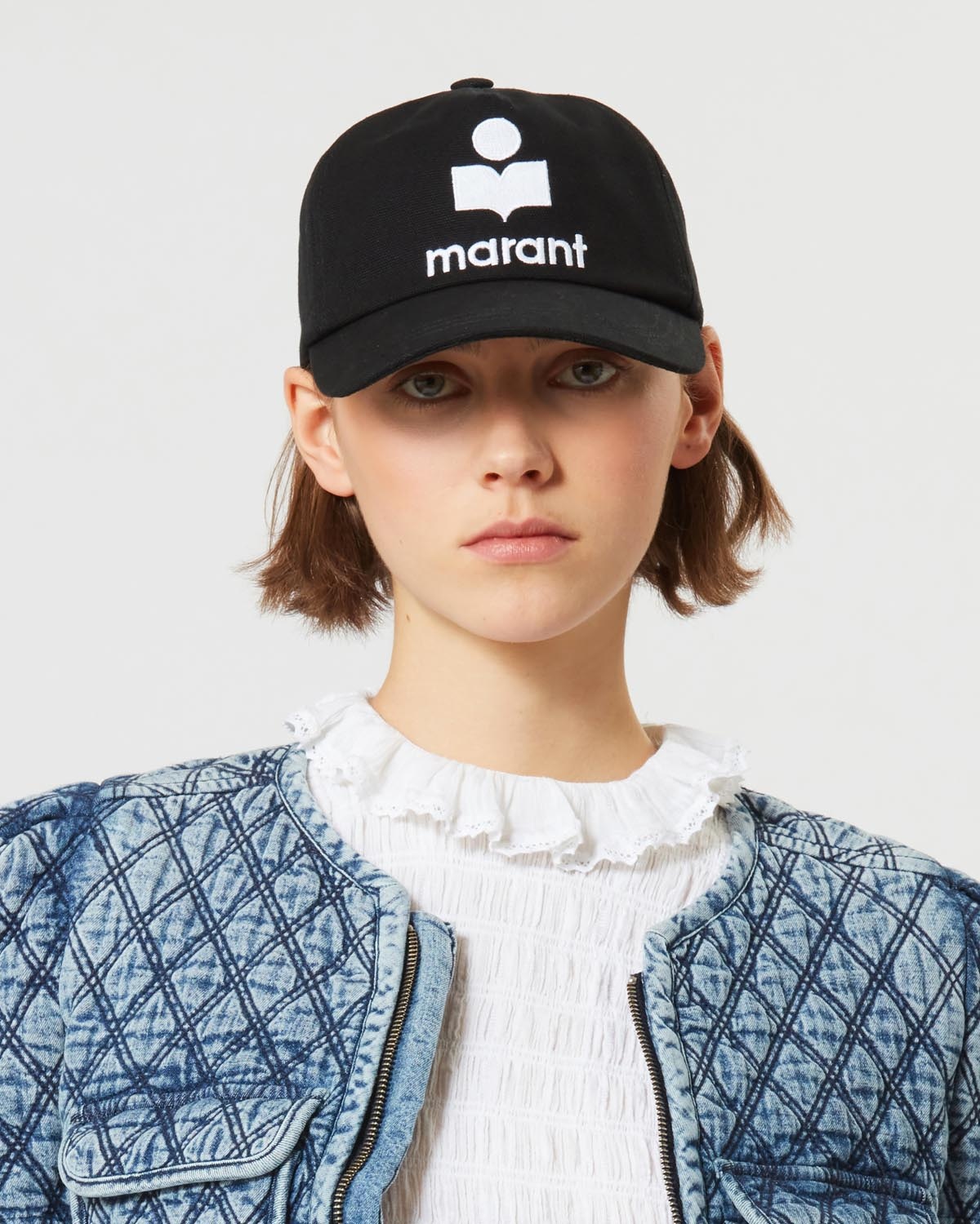 未使用 新品 Isabel marant Tyron cap Tyron Cap Woman black-black | ISABEL MARANT Official online