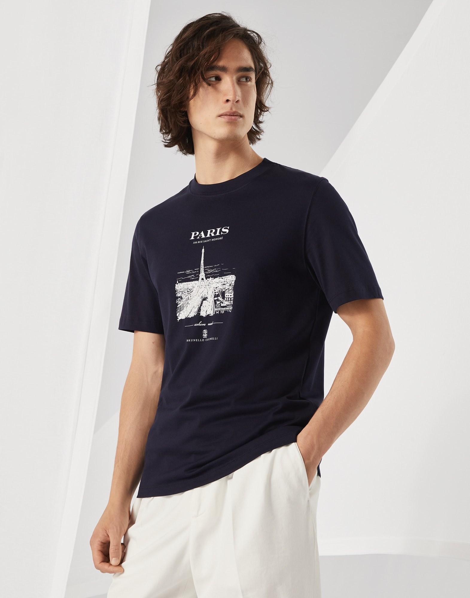 Cotton jersey Paris T-shirt - 1