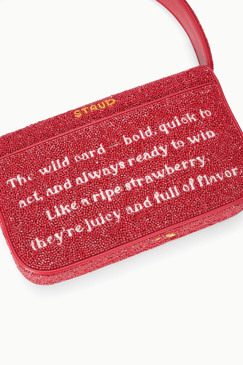 STAUD TOMMY ZODIAC BEADED BAG ARIES 5