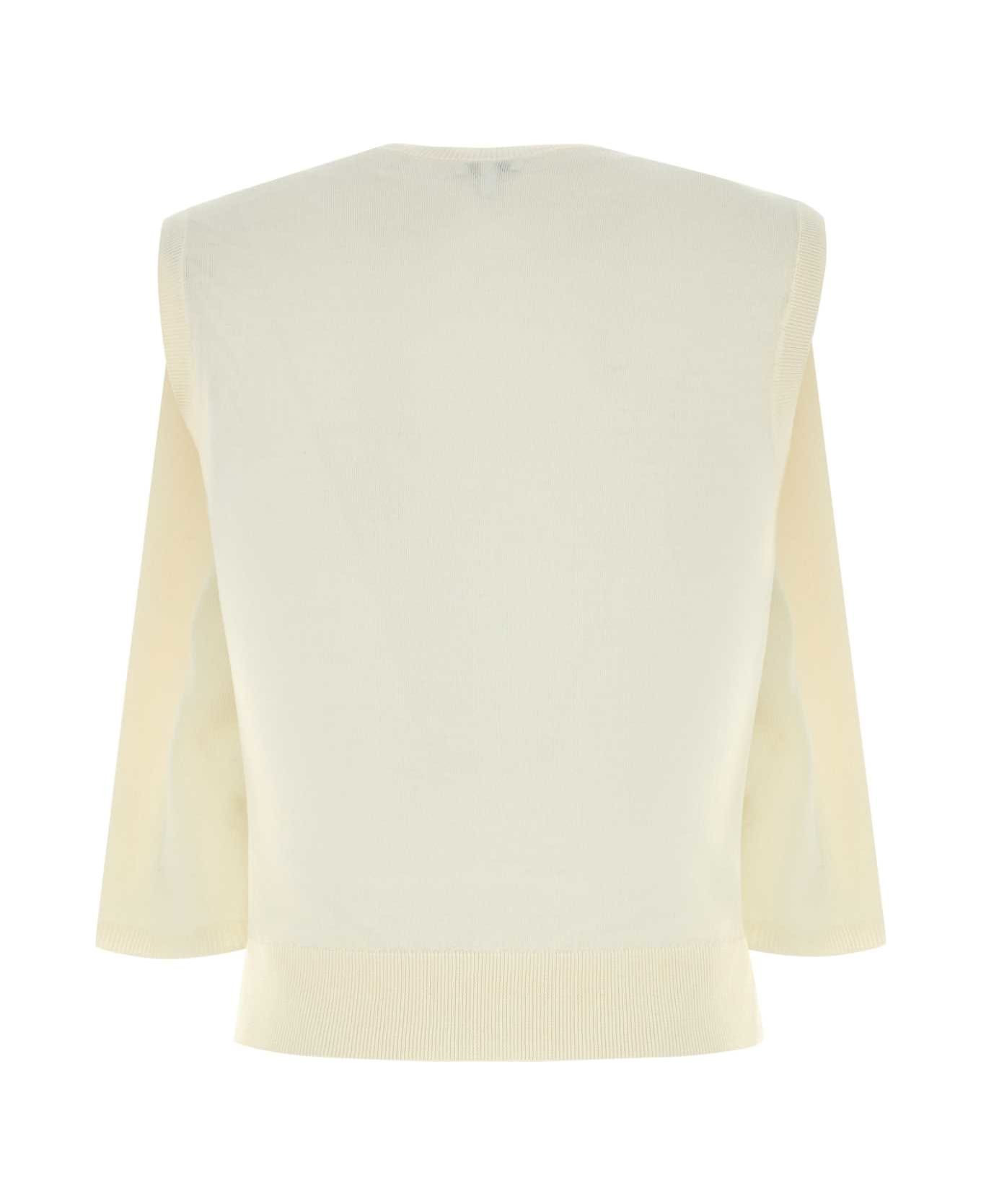 Ivory Wool Vest - 2