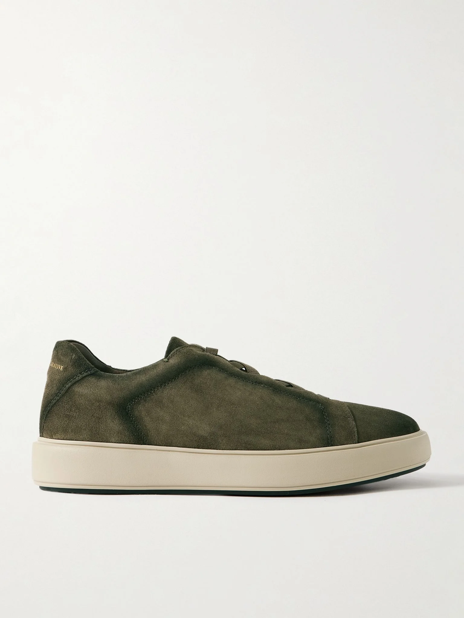 Slouch 001 Suede Sneakers Green - 1