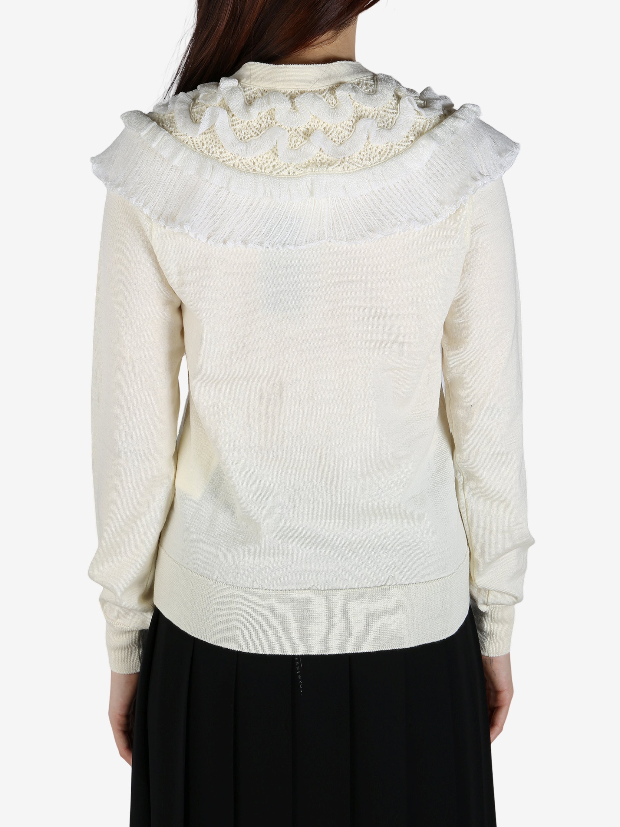 COMME DES GARCONS COMME DES GARCONS - Women Ruffle Neckline Sweater - 3