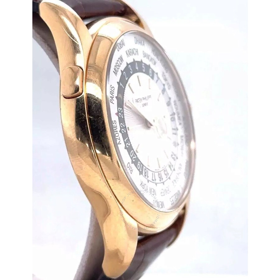 Pre-owned Patek Philippe Complications GMT Silver Dial Men's Watch 5130R-018 - 3