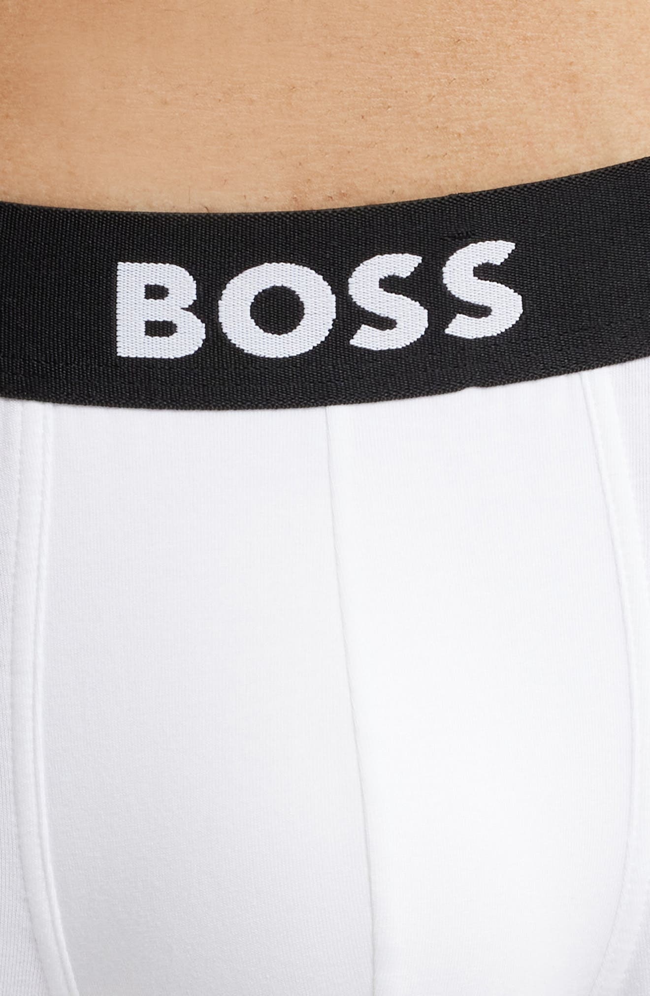 BOSS 3-Pack ONE Stretch Cotton Boxer Briefs in White at Nordstrom - 5