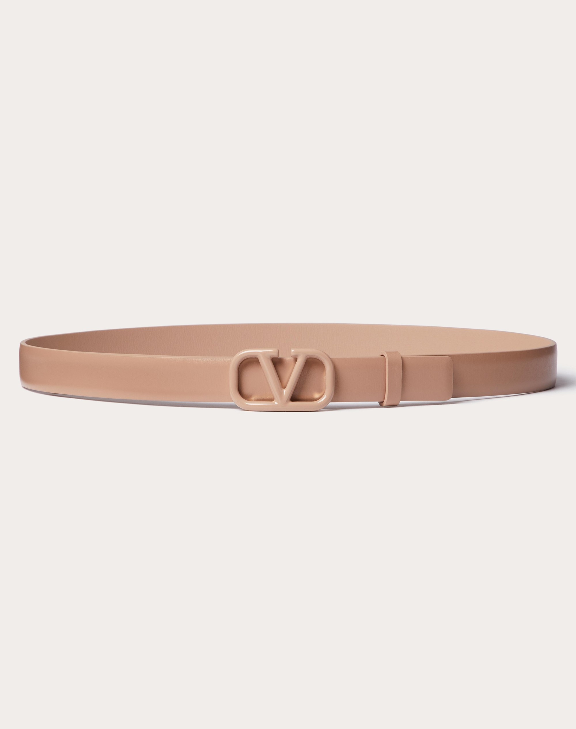 VLOGO SIGNATURE BELT IN SHINY CALFSKIN 20MM - 1