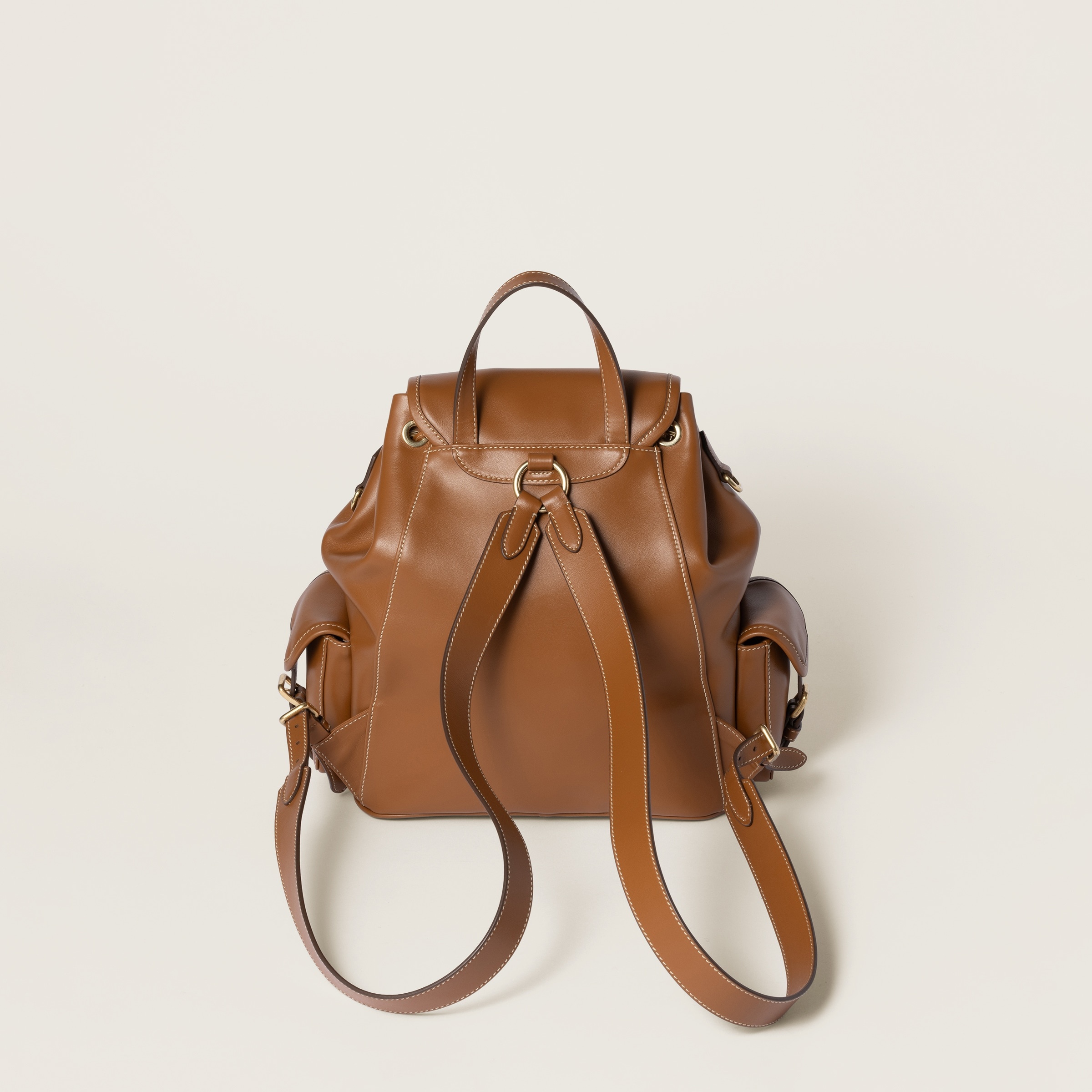 【Miu Miu】LEATHER BACKPACK Miu Miu Leather Backpack – Elegant Boutique