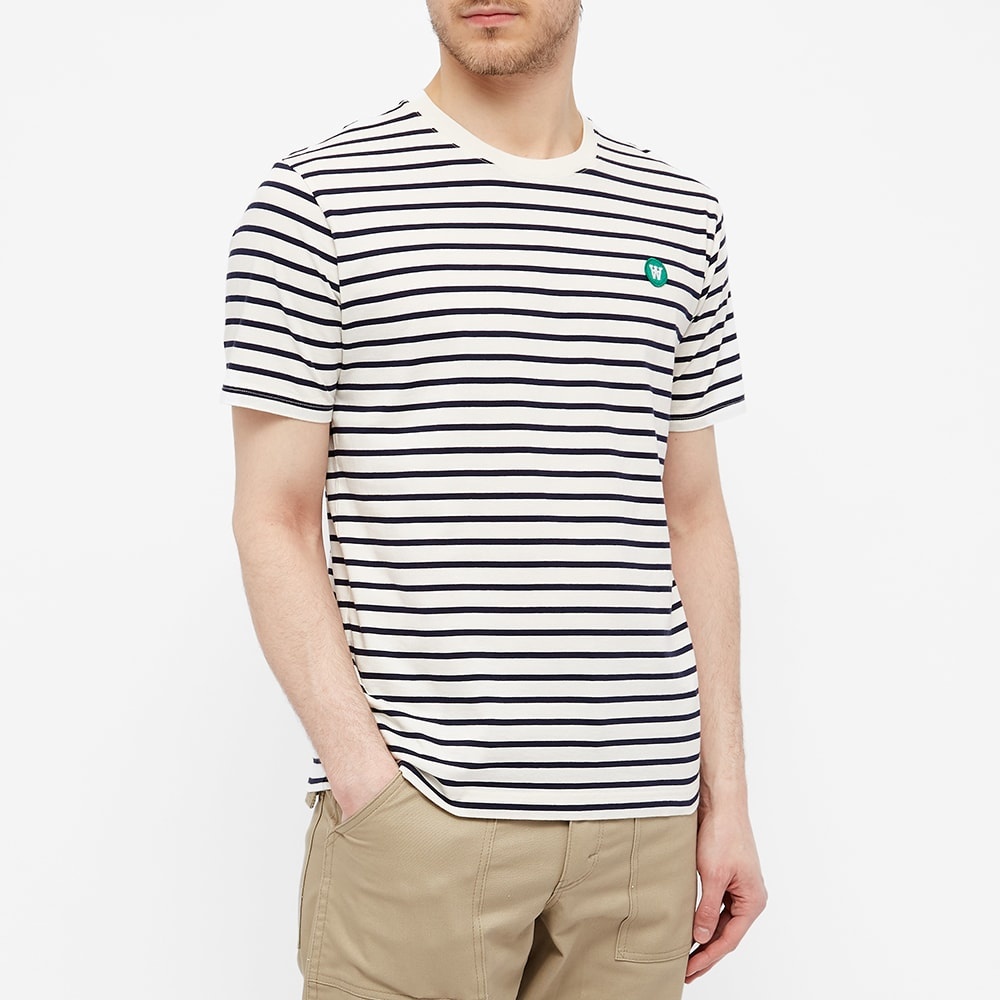 Wood Wood Striped Ace Tee - 3