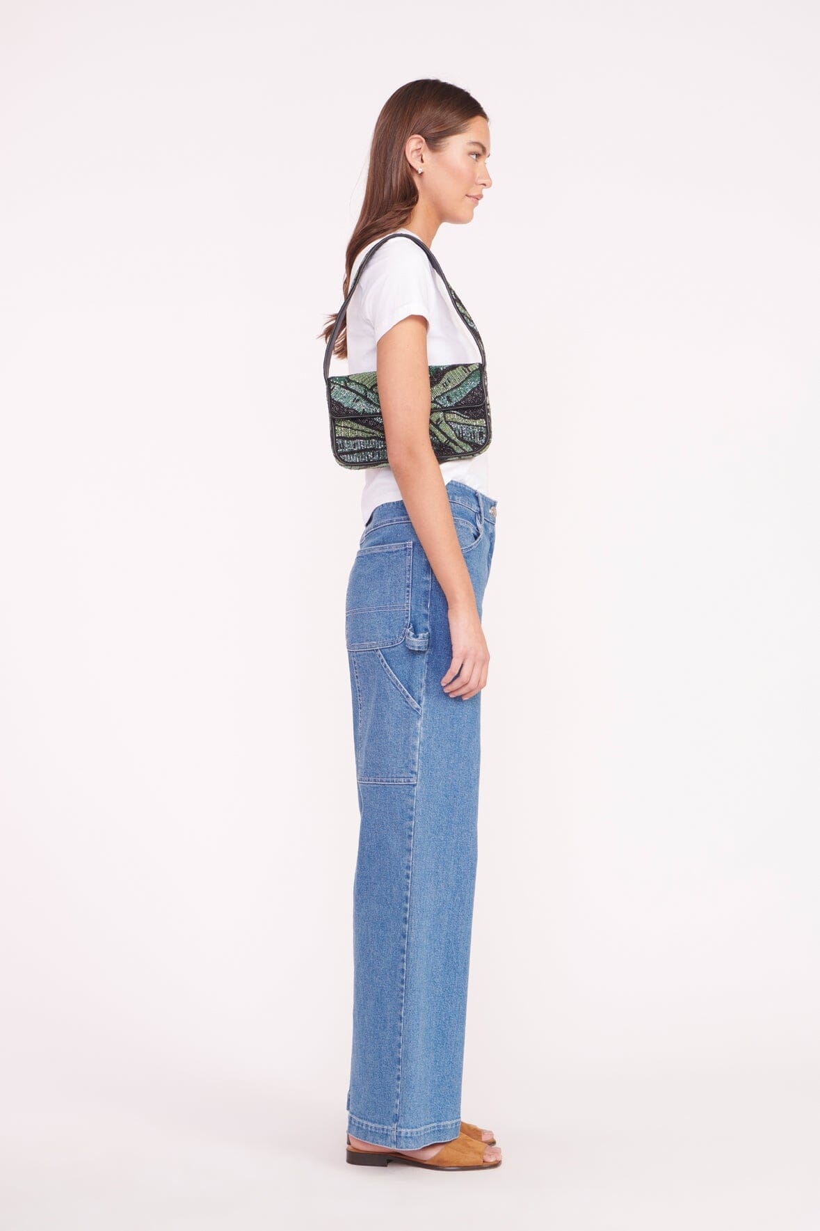 STAUD TOMMY BAG GREEN PALM - 3