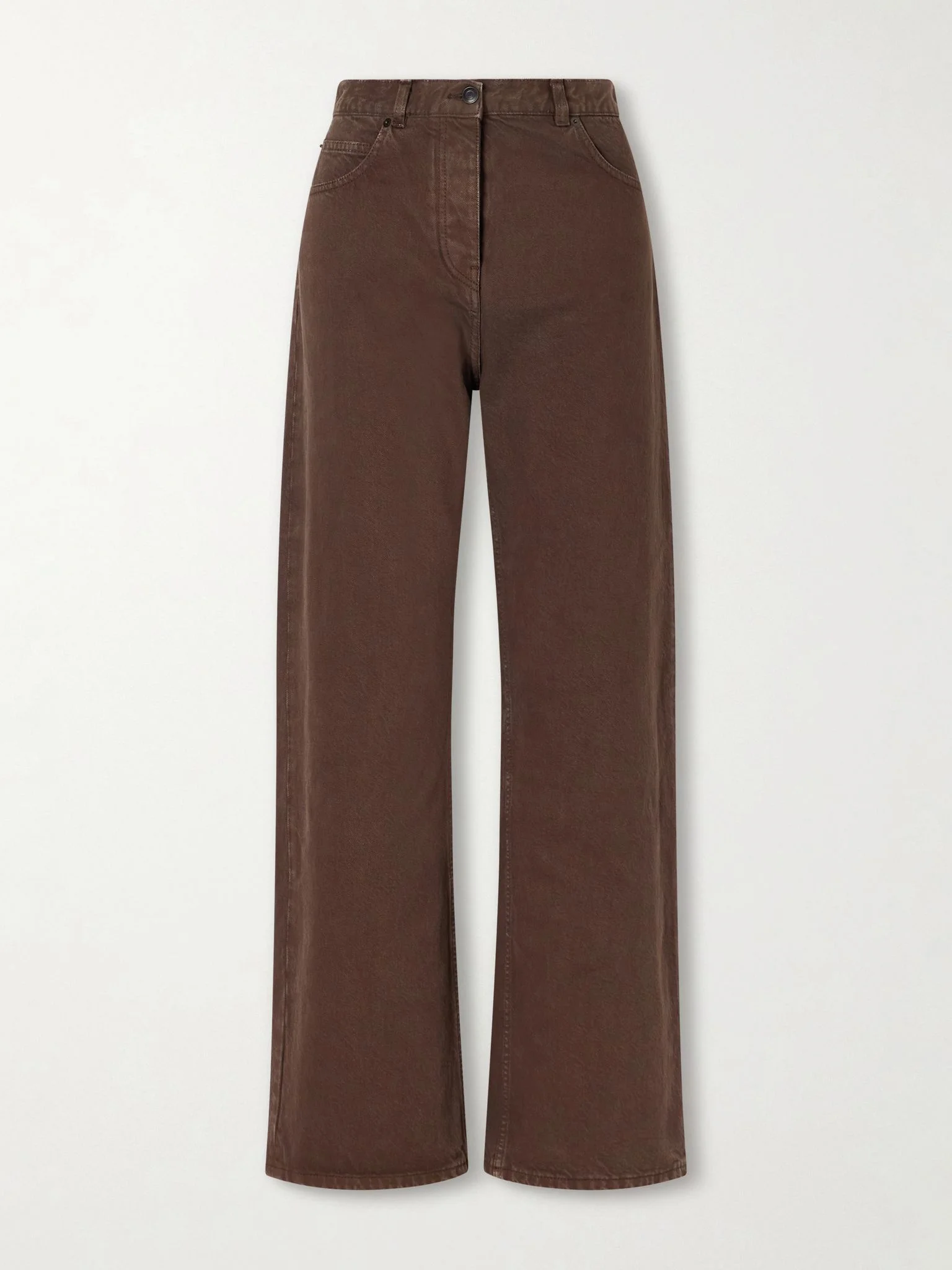 Finbar high-rise jeans Brown - 1