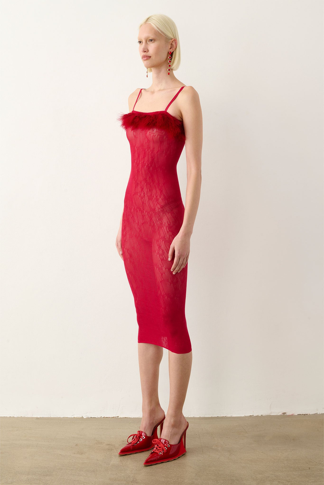 VANDERBECK DRESS RED - 6