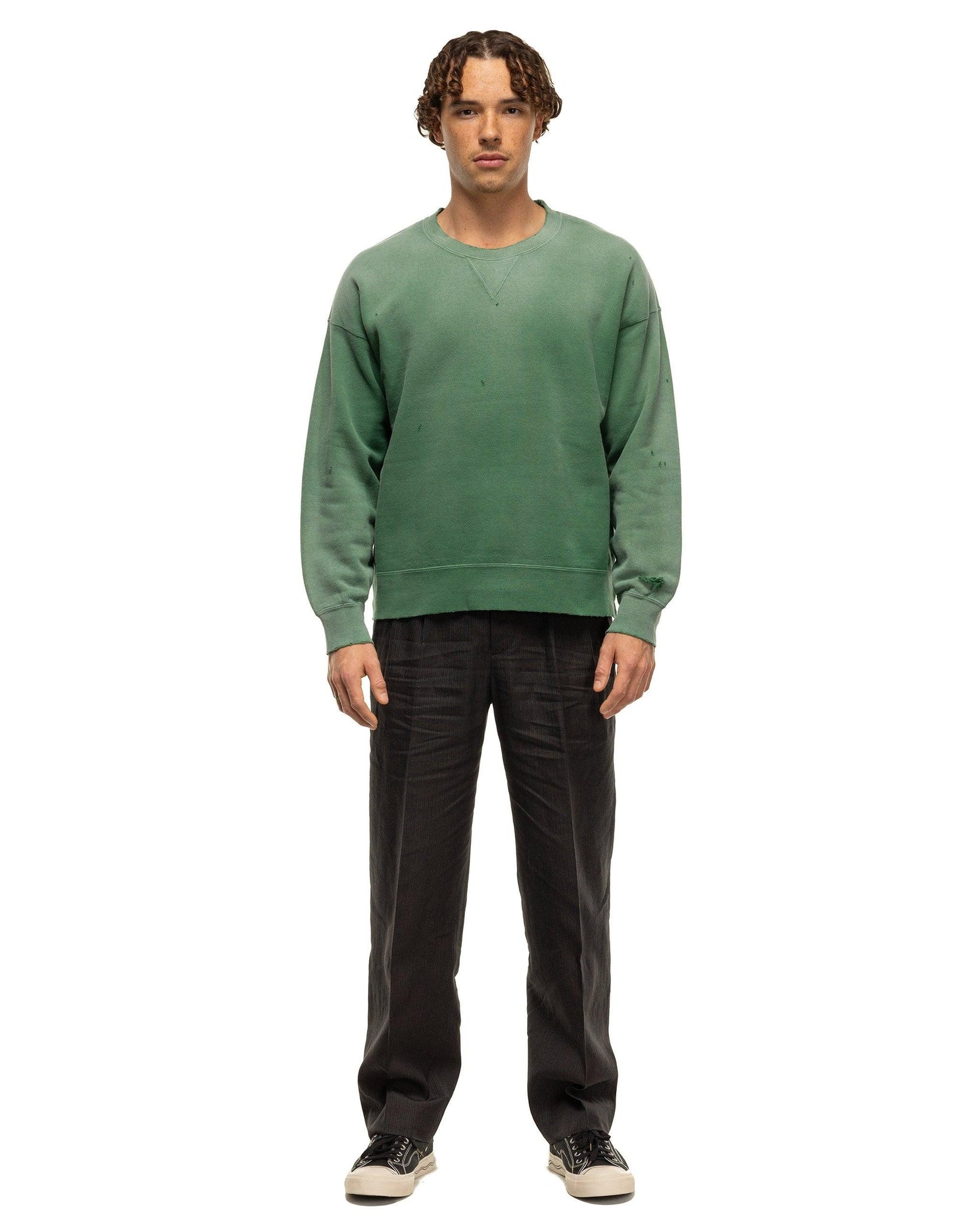 visvim Jumbo Sb Sweat L/S Crash Green | havenshop | REVERSIBLE