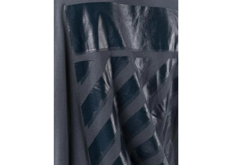 Off-White OFF-WHITE Rubber Diagonals Oversized T-Shirt Washed Black outlook