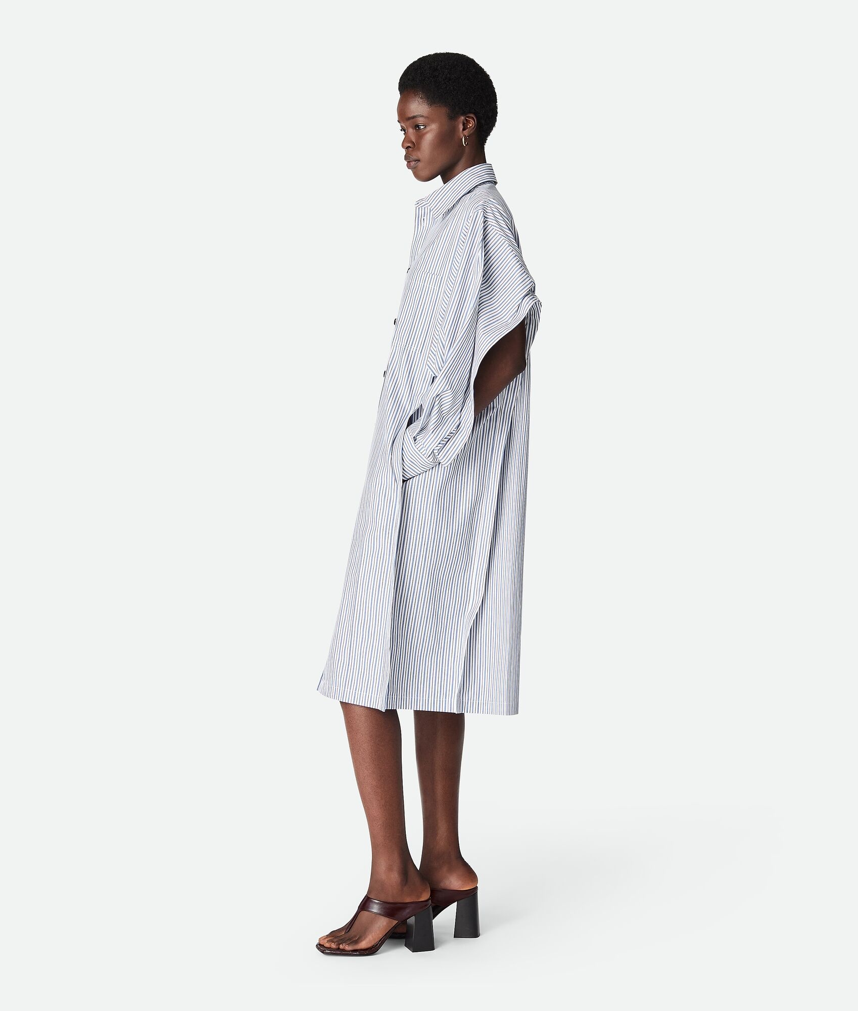 Cotton Stripe Dress - 2