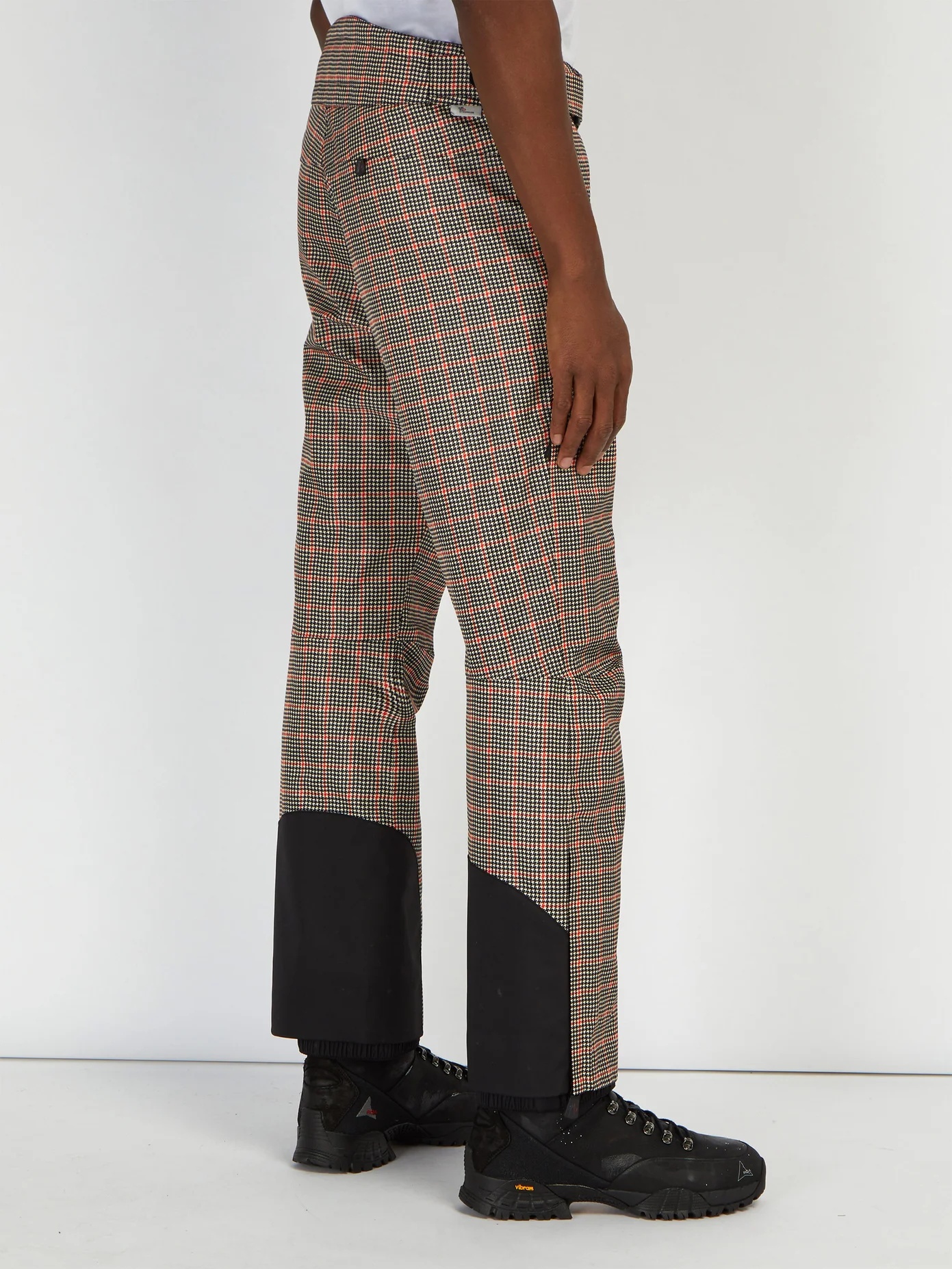 Houndstooth-print ski trousers - 3