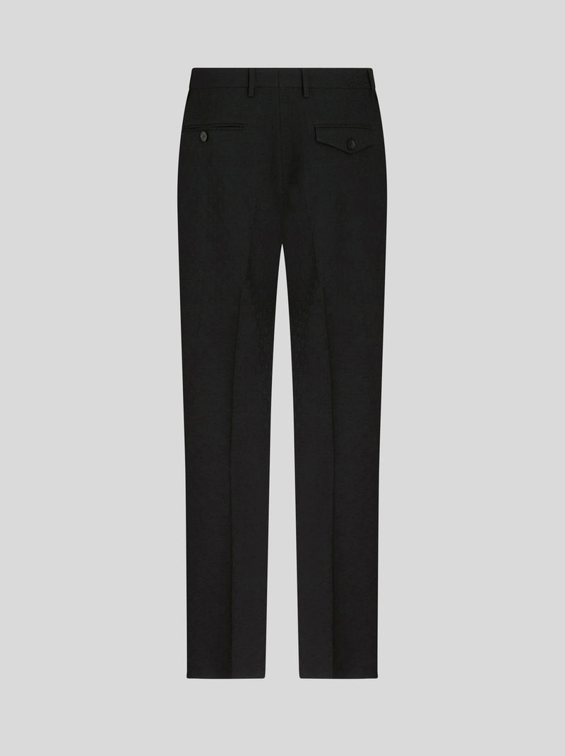 TROUSERS WITH TUCKS AND SIDE BAND 5