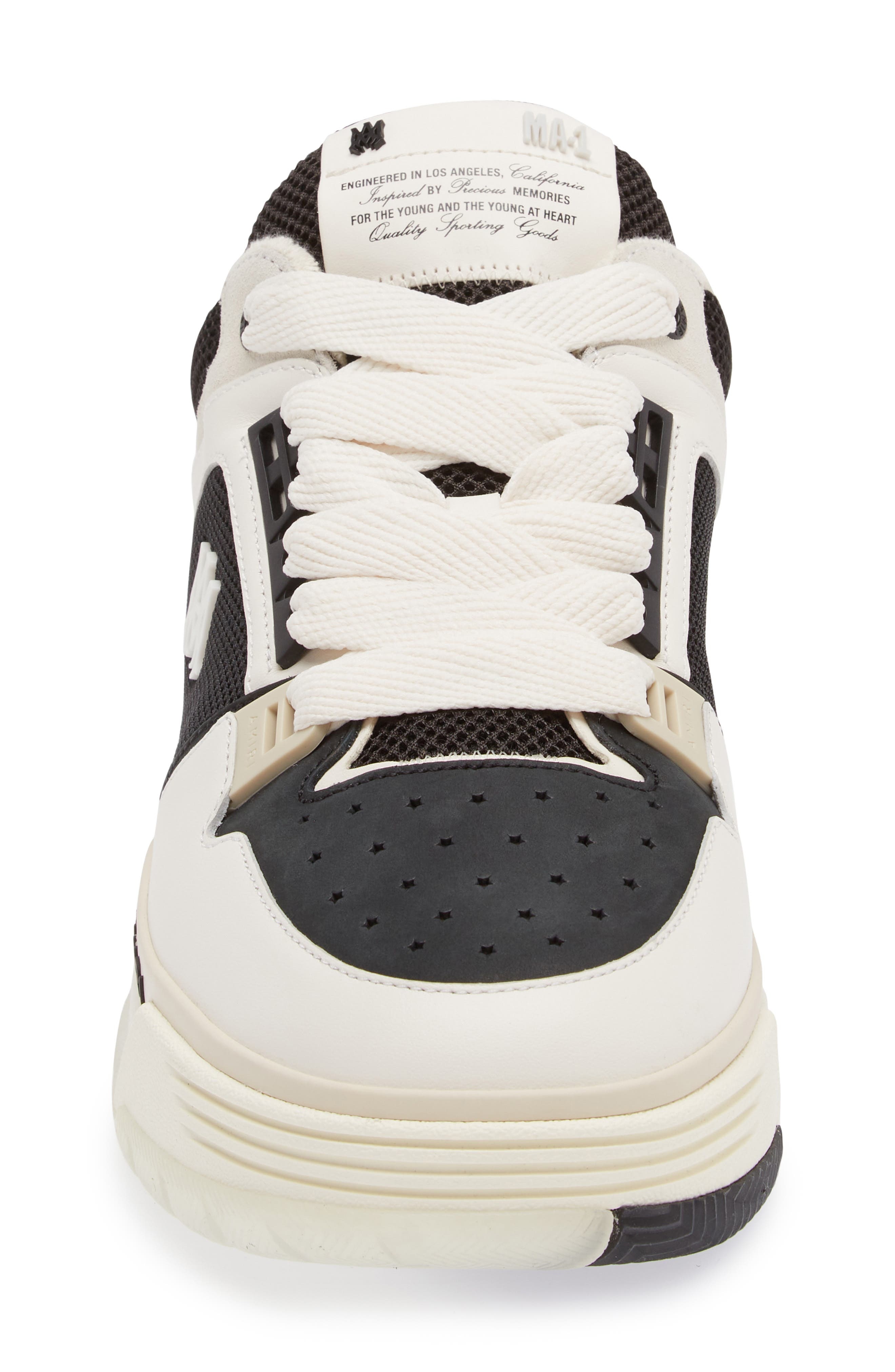 AMIRI MA-1 Platform Sneaker in Black Alabasterdnu at Nordstrom - 4