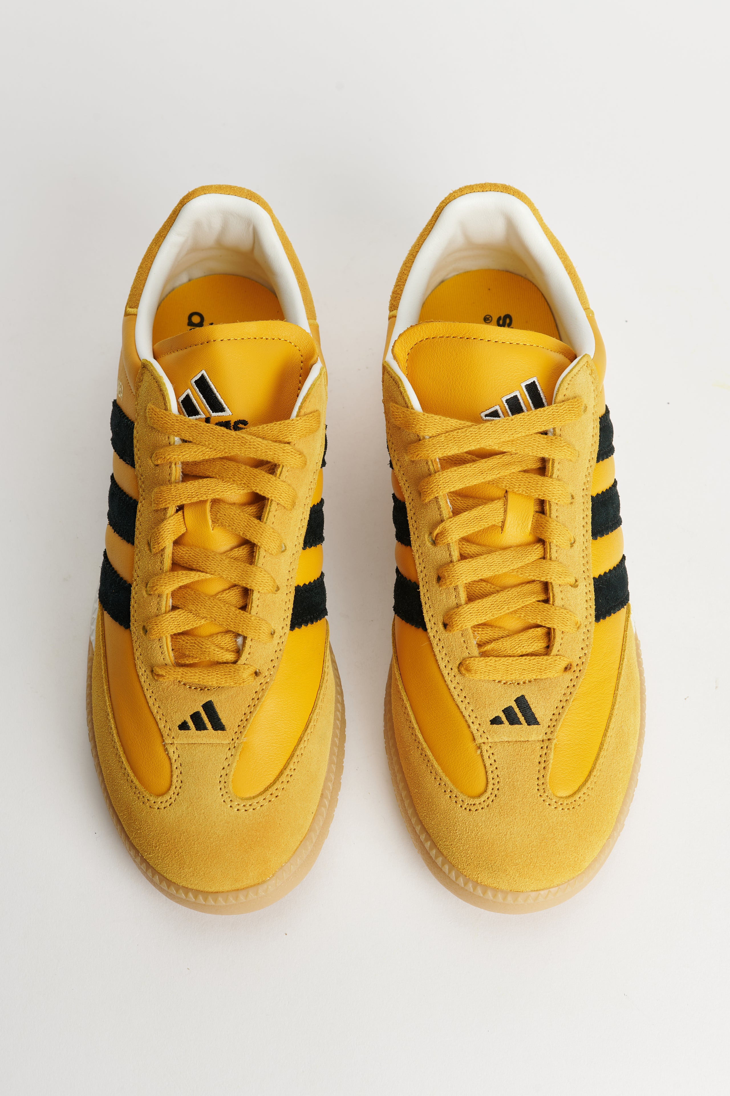 ADIDAS ORIGINALS SAMBA MN CREAM YELLOW / CORE BLACK - 5