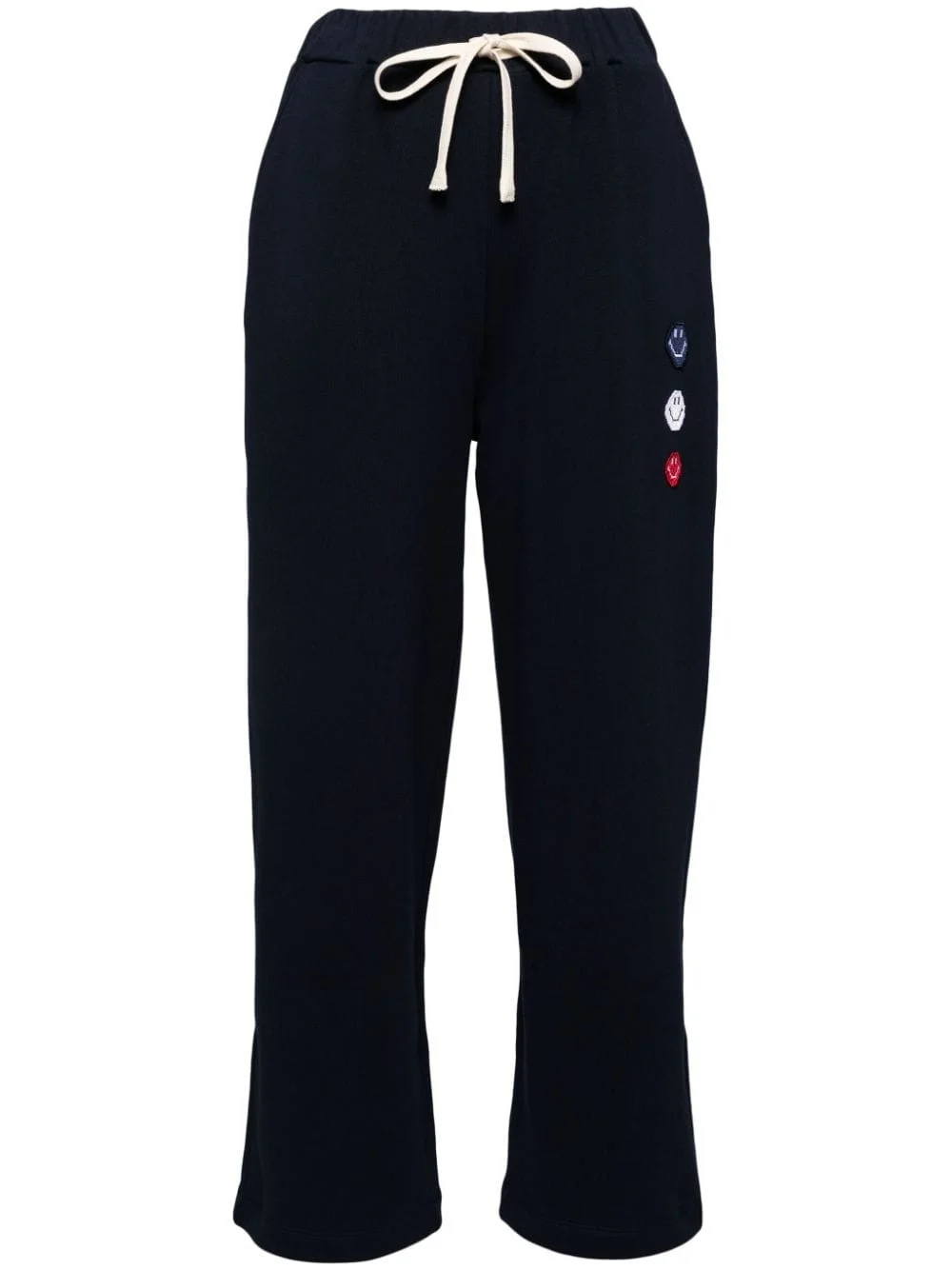 pixel-appliqué track pants - 1