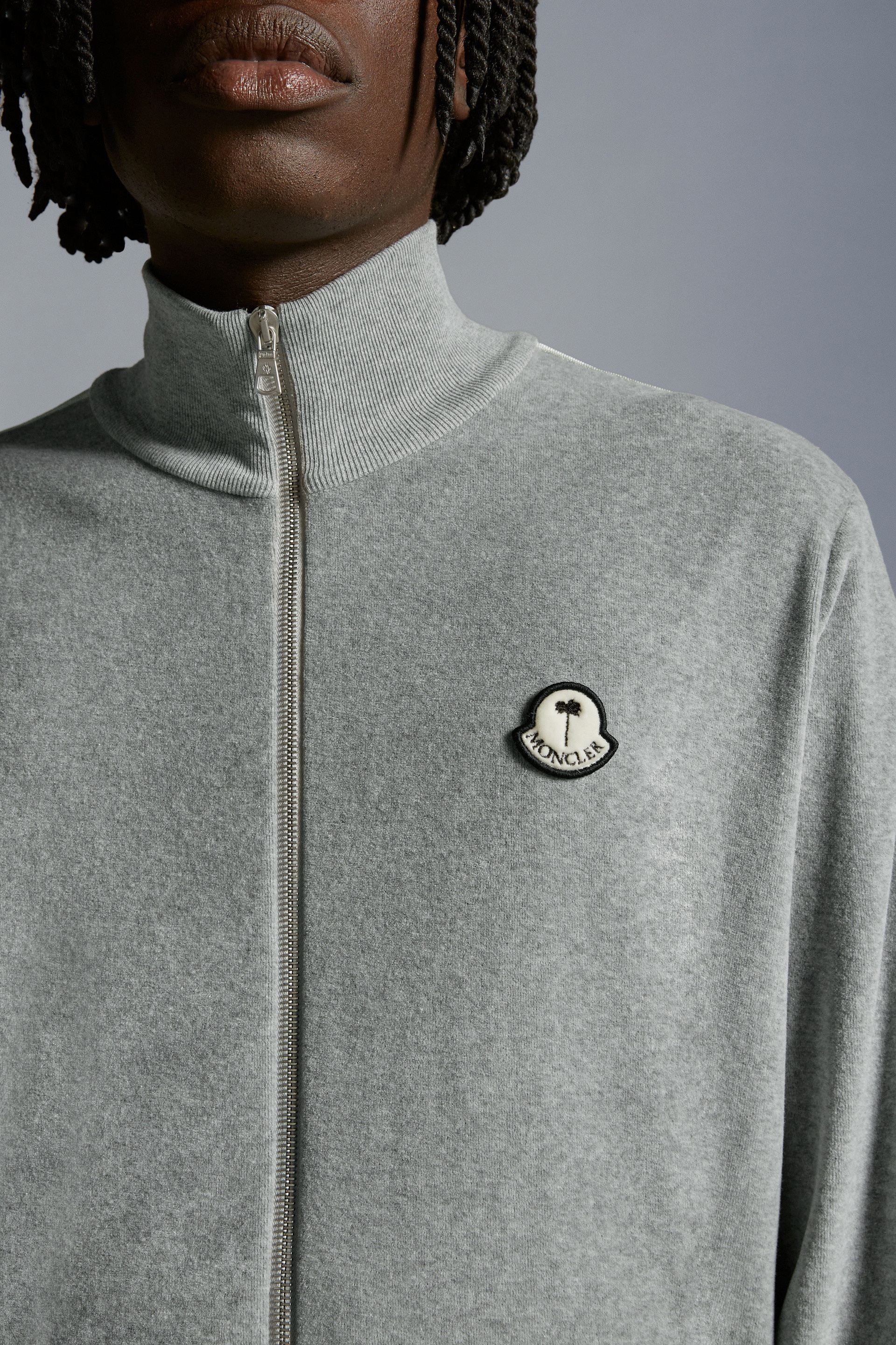 Chenille Zip-Up Sweatshirt - 7