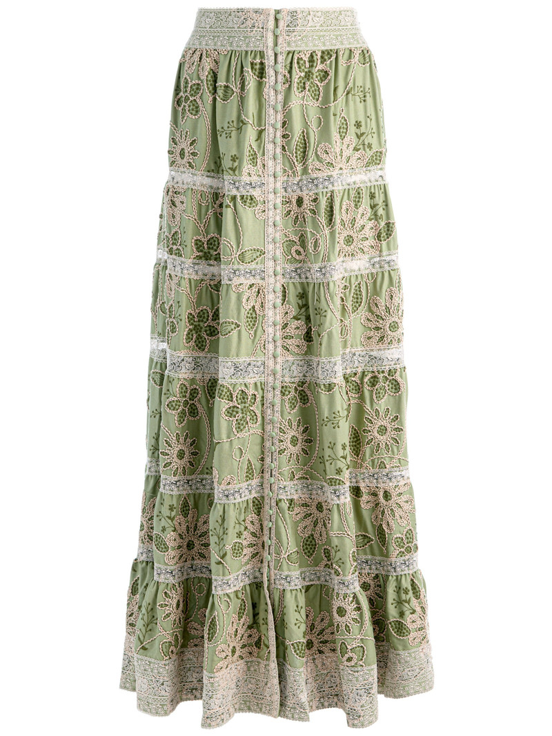 ADIRA EMBROIDERED MAXI SKIRT 1
