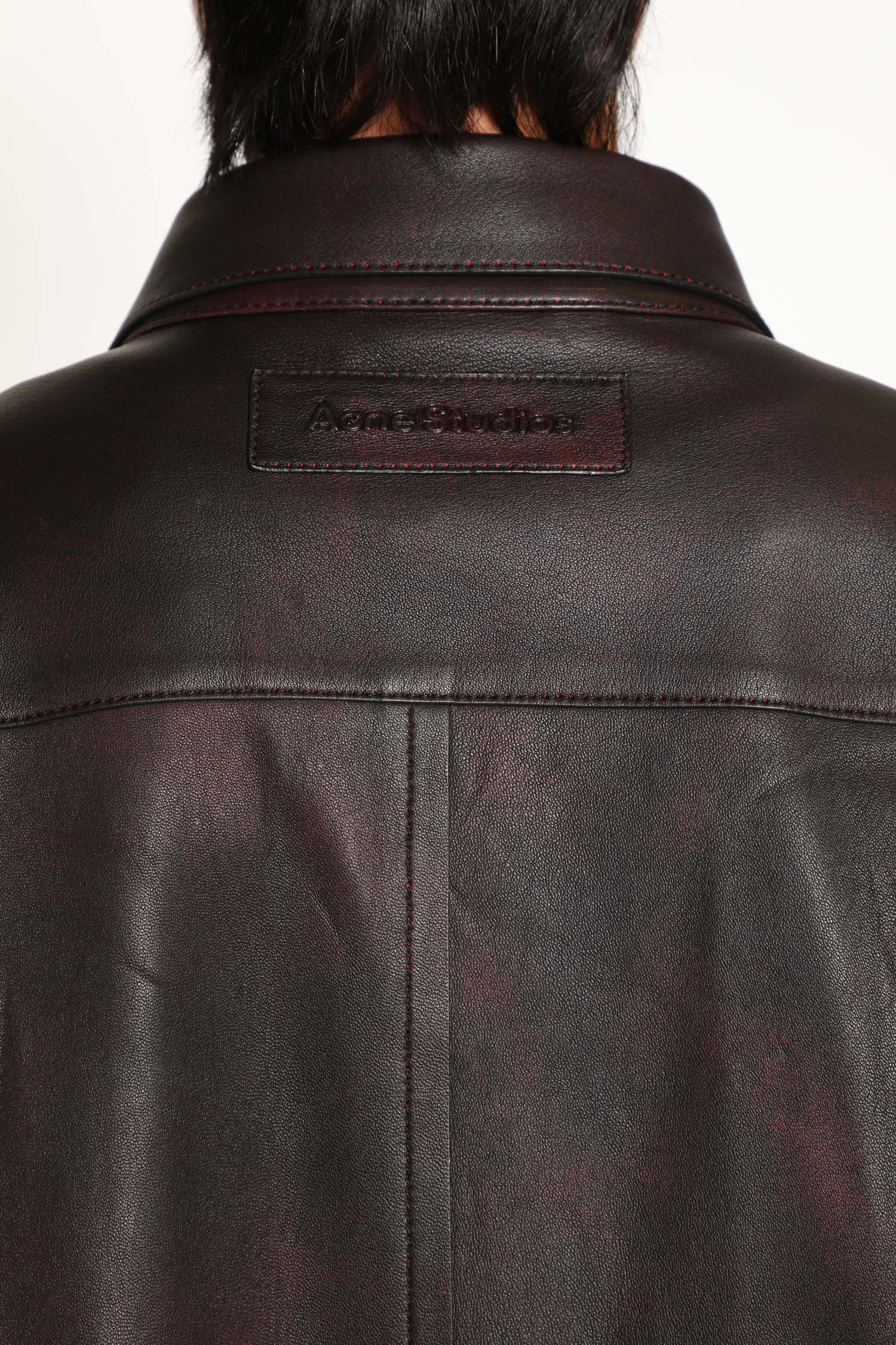 Leather Shirt Jacket - 4