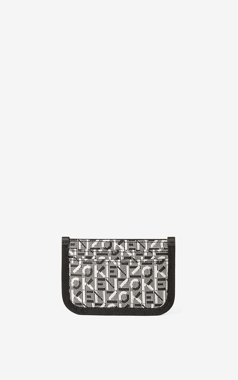 KENZO Courier jacquard card holder outlook
