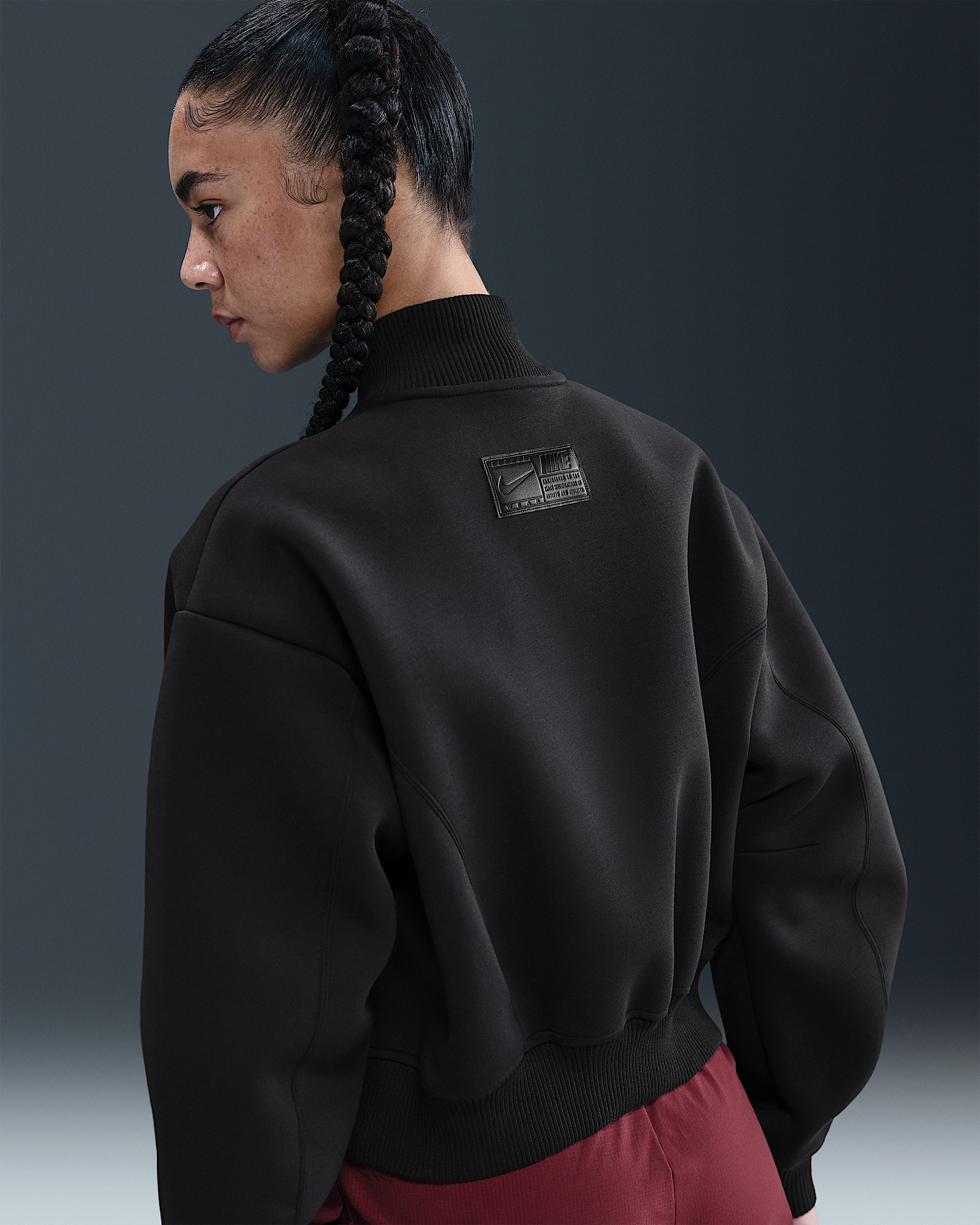 Nike Sportswear Modern Fleece Women's Oversize Destroyer Jacket - 2