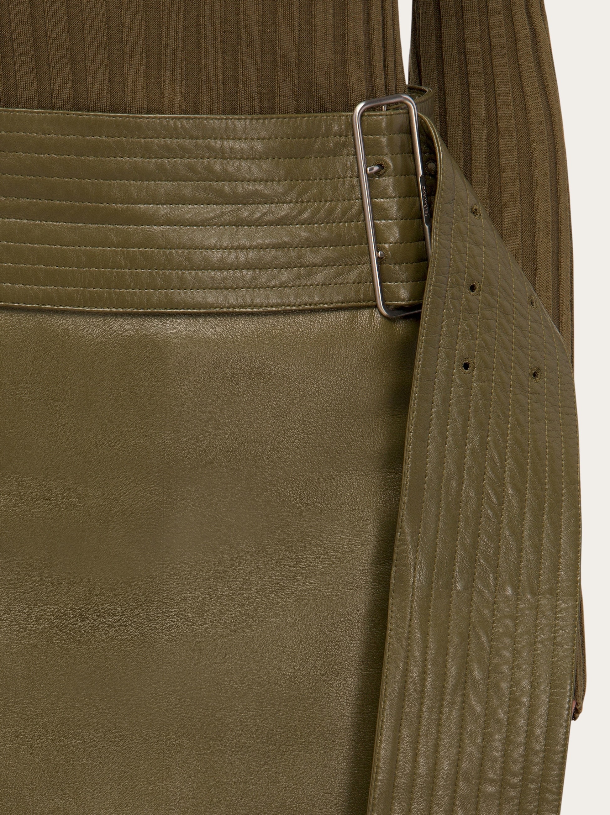 Nappa skirt - 5