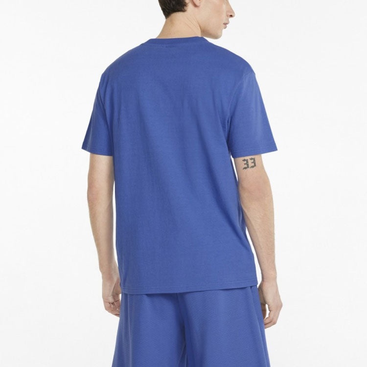 PUMA X AMI Graphic T-Shirt 'Blue' 534070-93 - 4