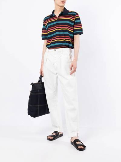 Paul Smith Artist stripe-print polo shirt outlook