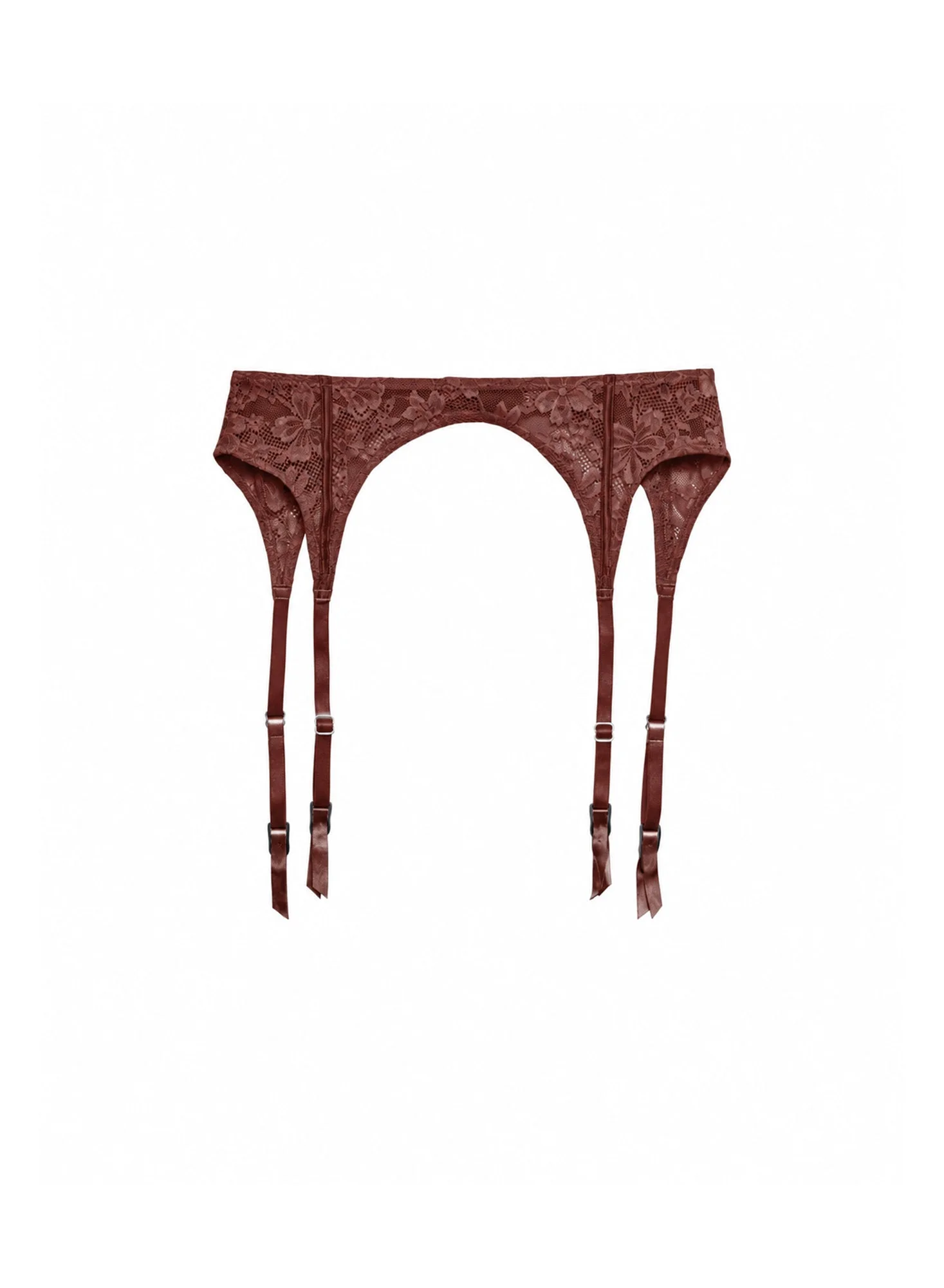 Le Stretch Lace Garter Belt - 1