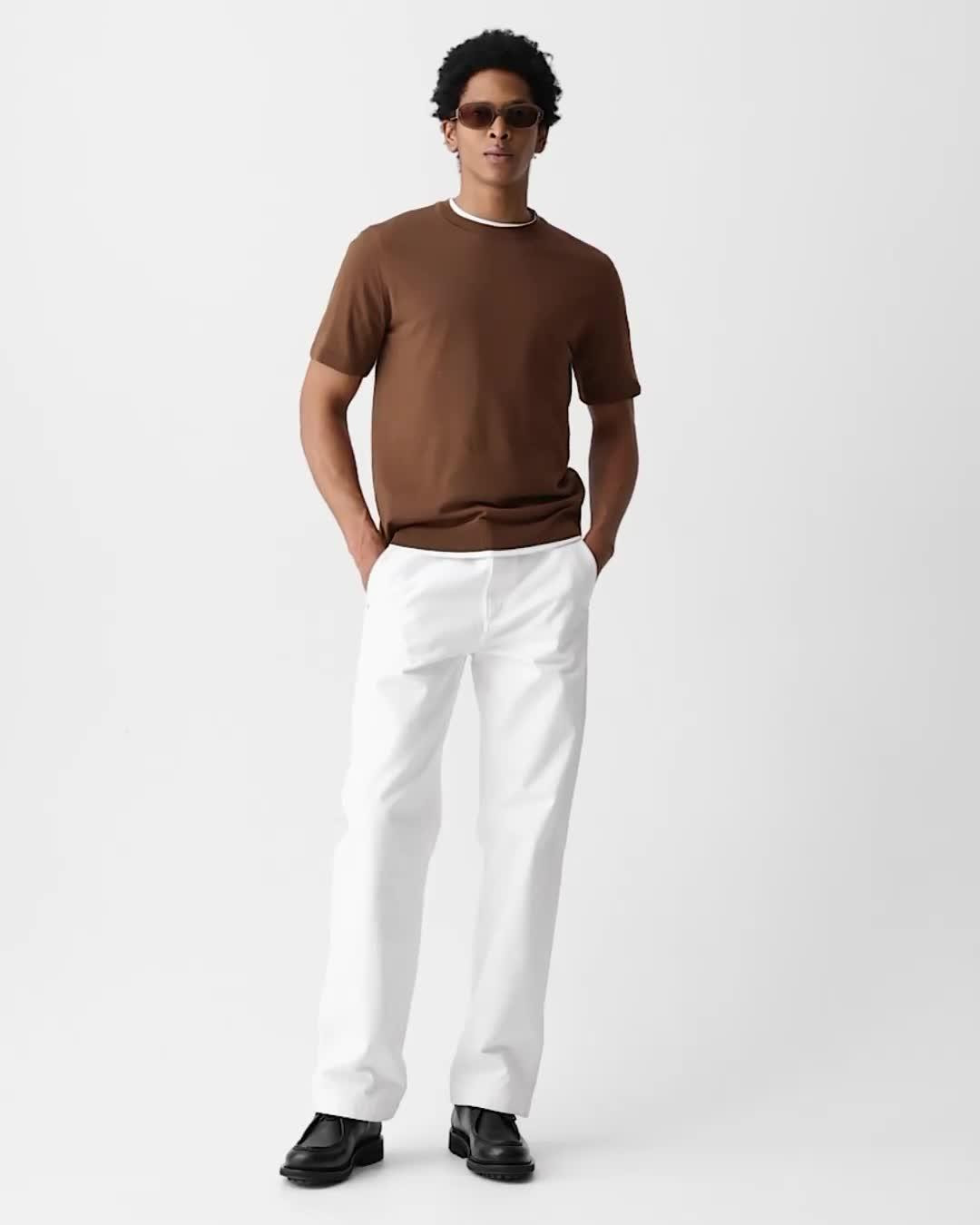 Soris Tee in Regal Wool - 7