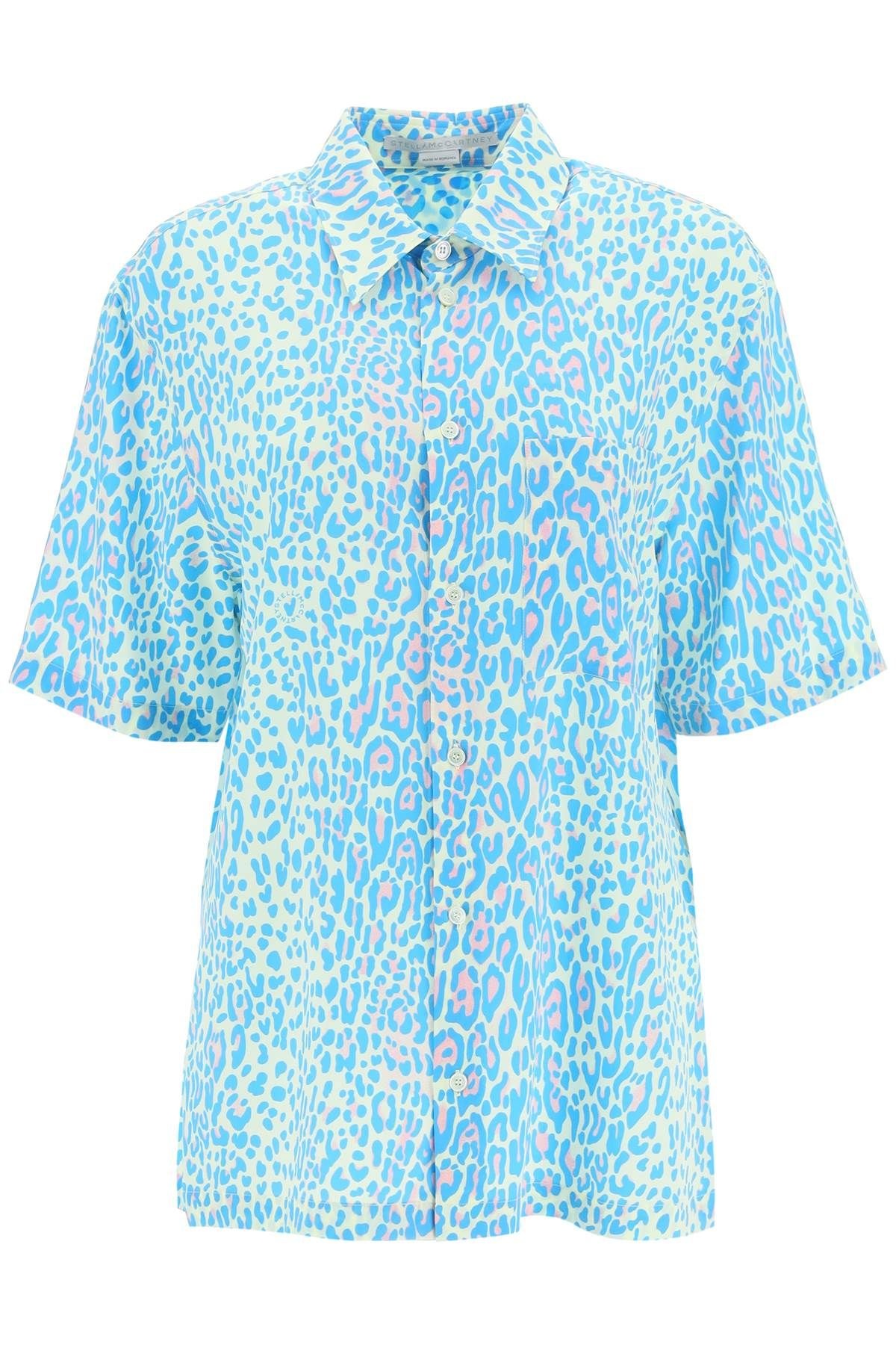 SHORT SLEEVE SILK SHIRT - 1