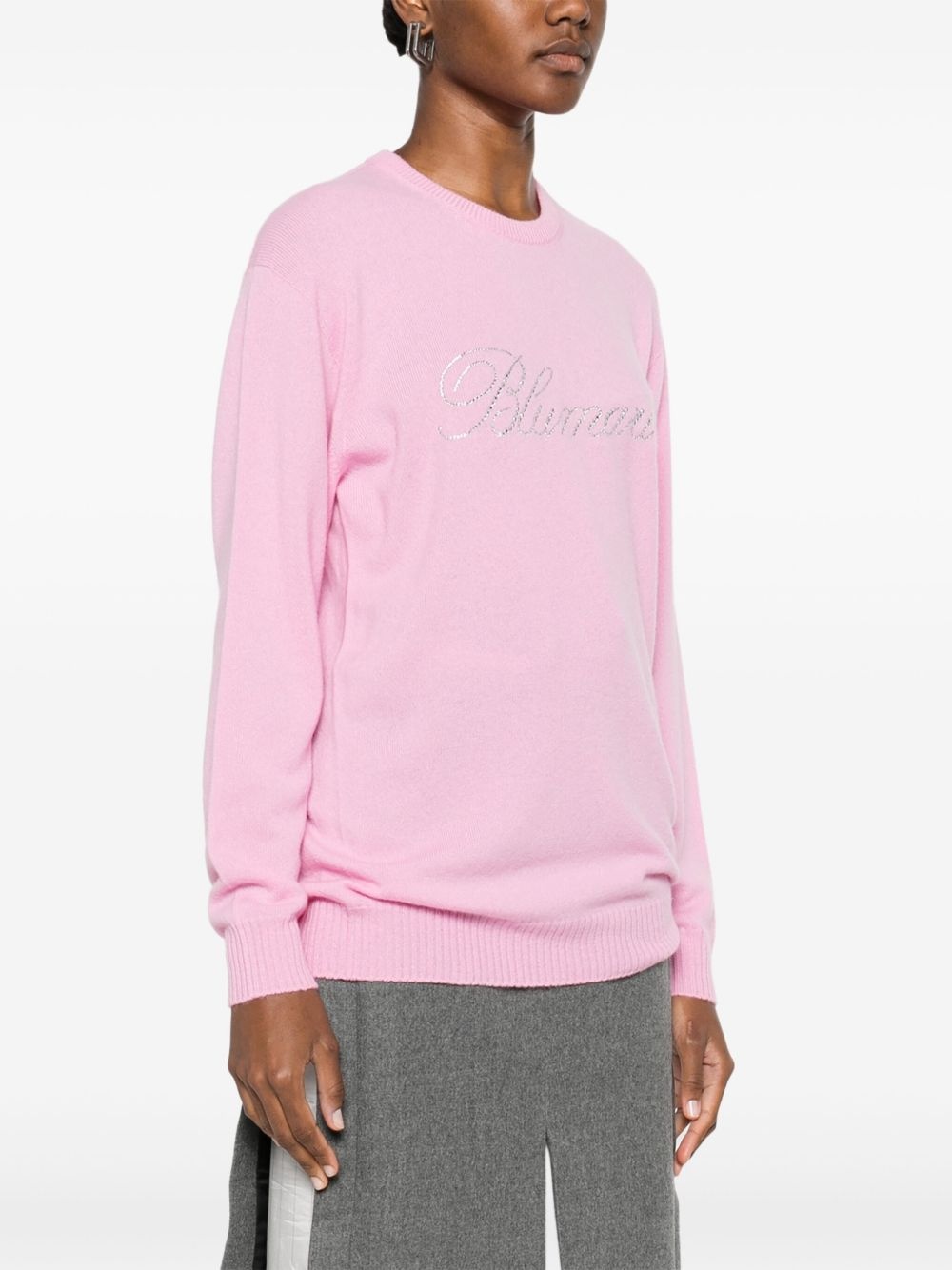 logo-appliqué sweater - 3