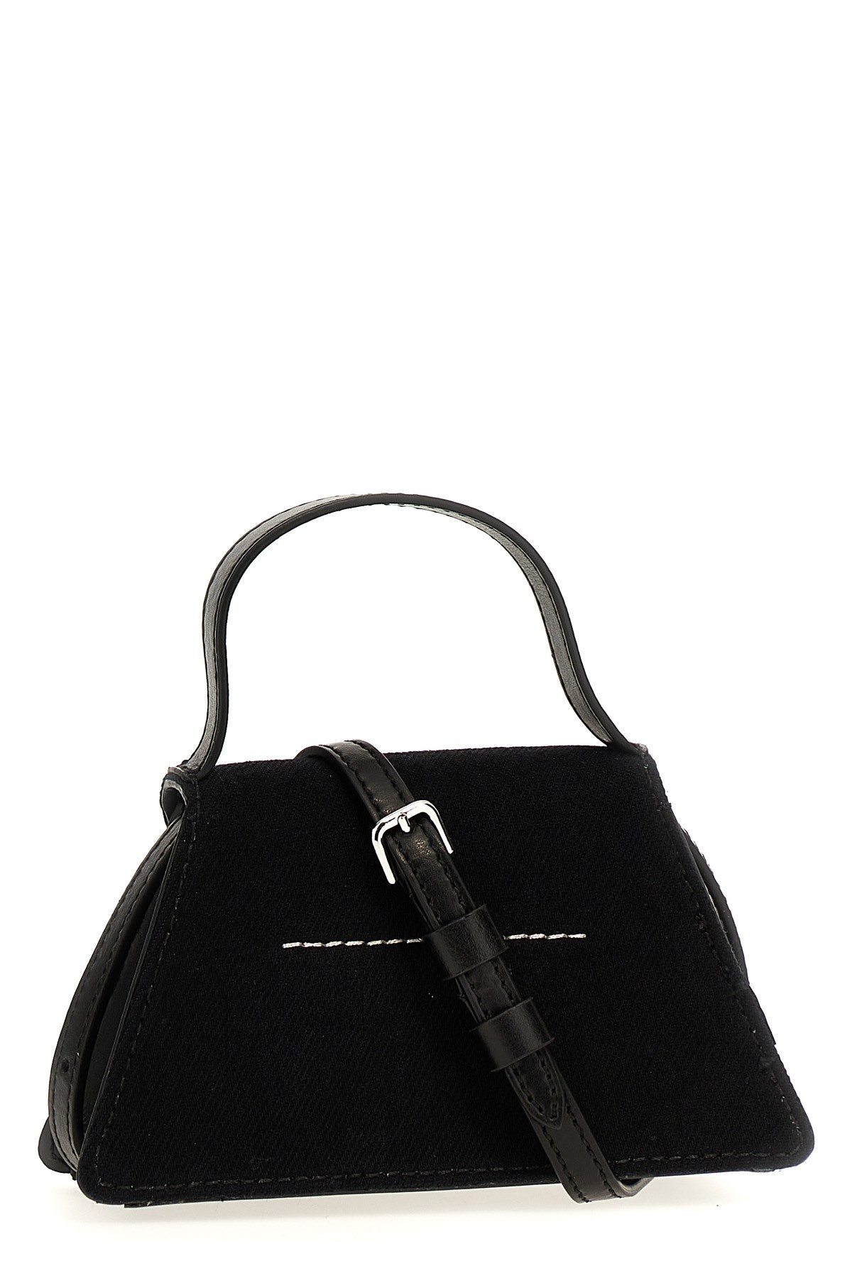 【MM6】Numbers-Patch Zipped Crossbody Bag MM6 Maison Margiela numbers-patch Cross Body Bag | Black