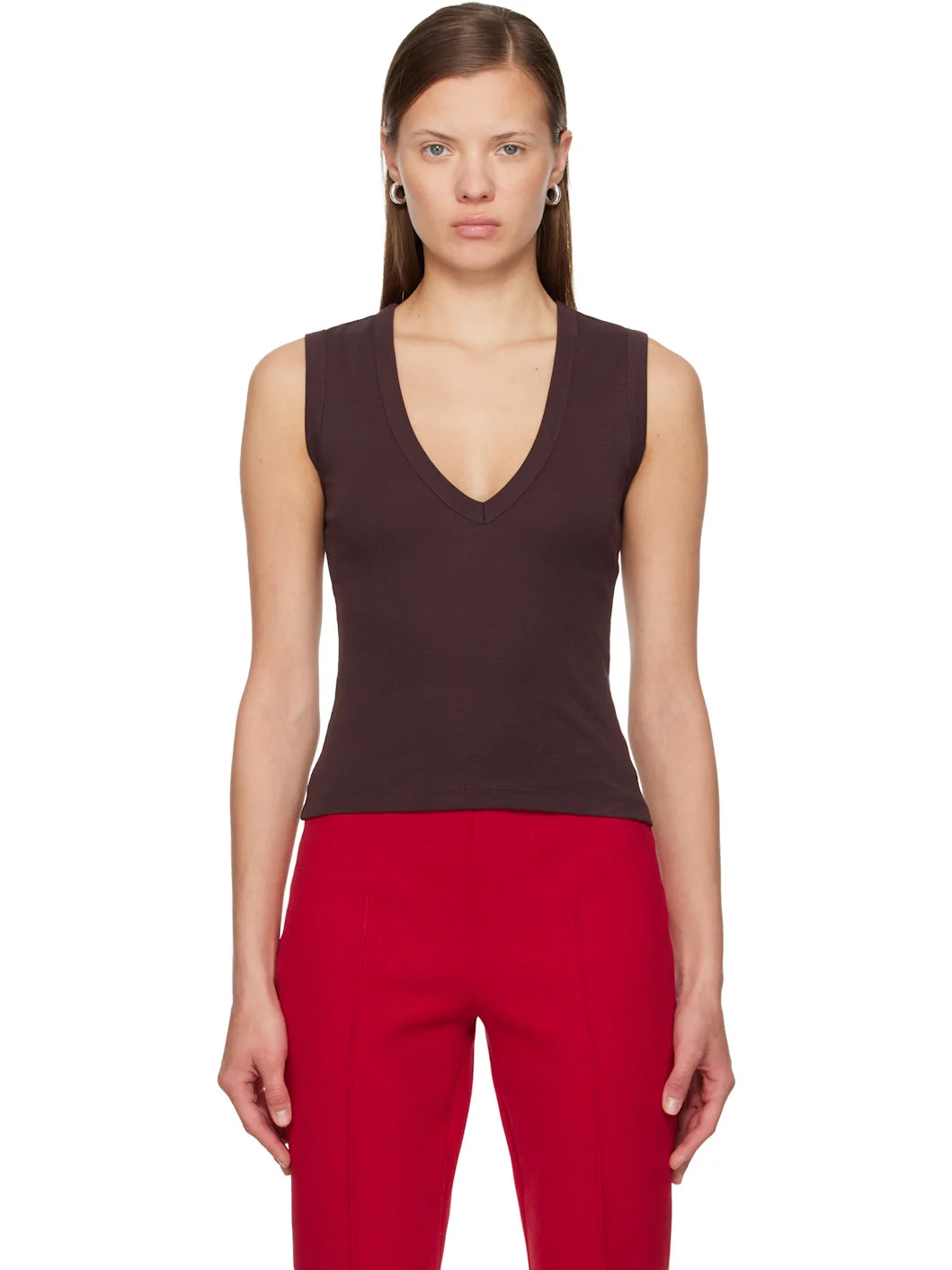 Brown Dewi Tank Top - 1