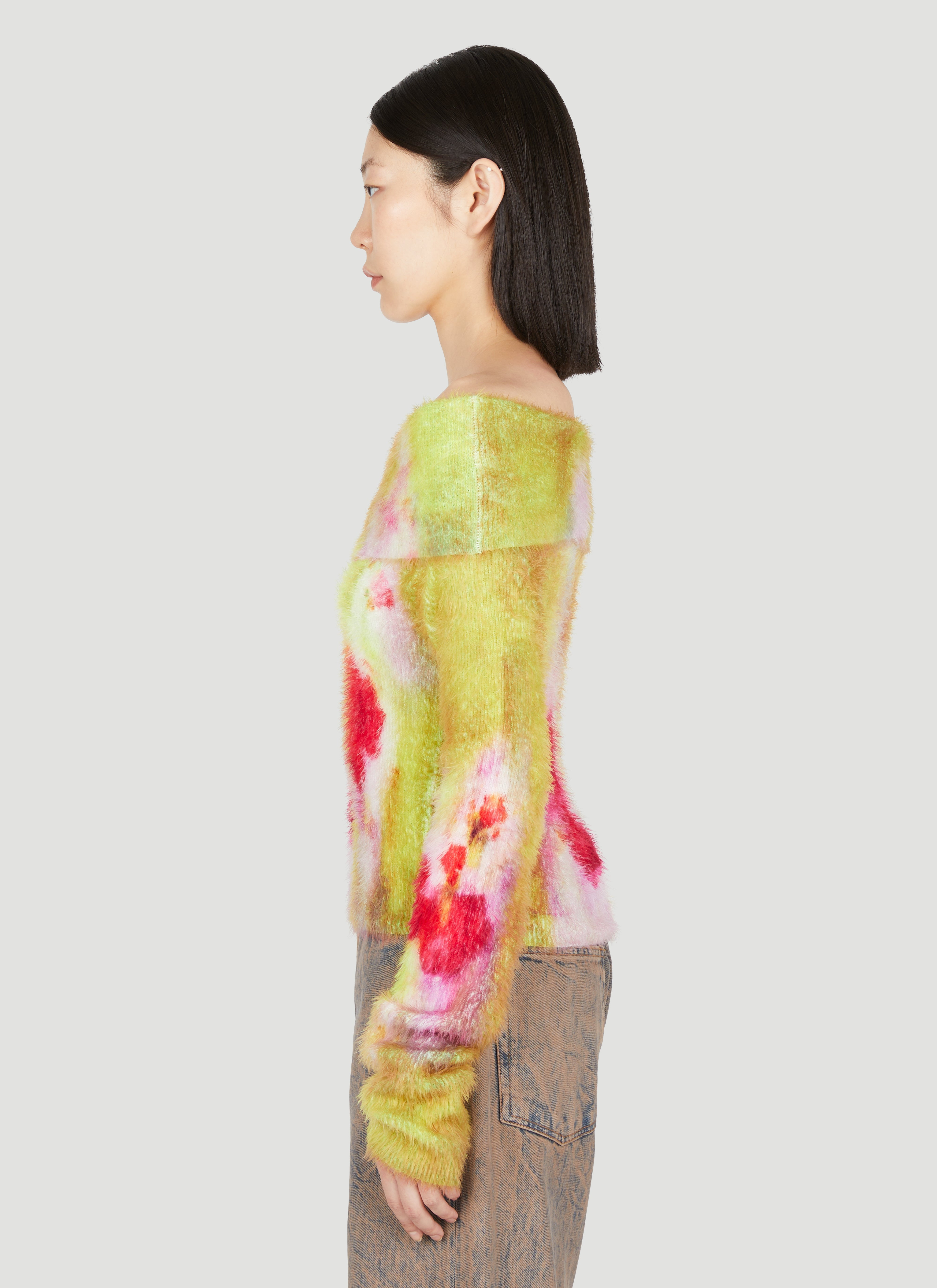 Acne Studios Women Fuzzy Knit Sweater - 3