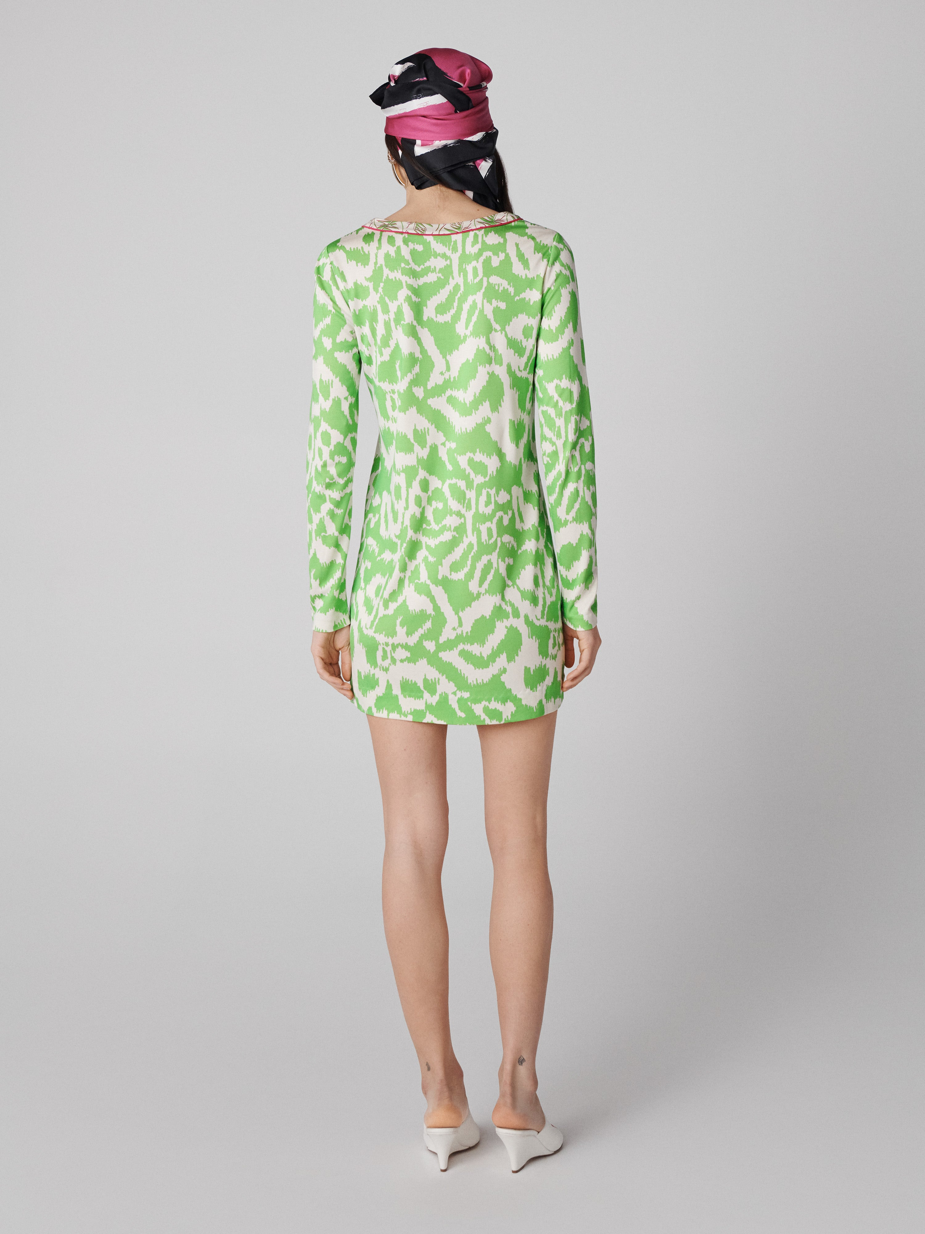 Reina Silk Jersey Dress - 2