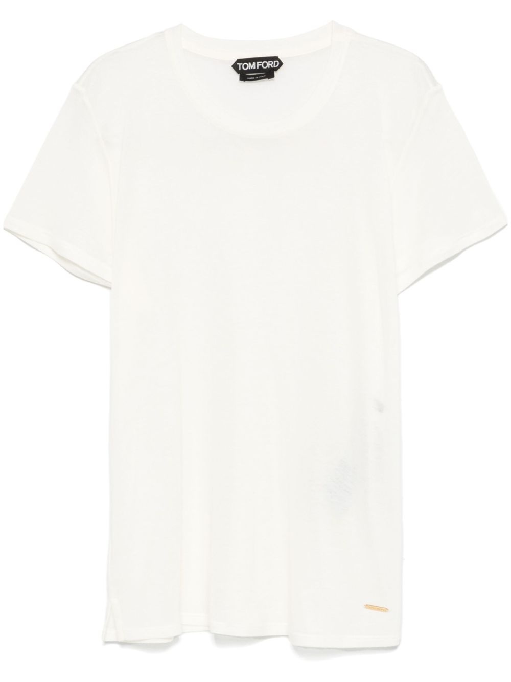 slub cotton T-shirt - 1