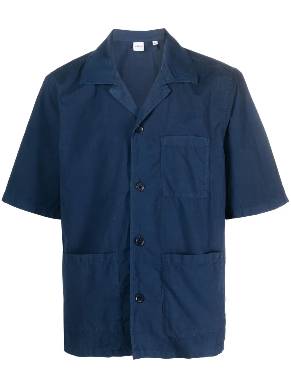 short-sleeve cotton shirt - 1